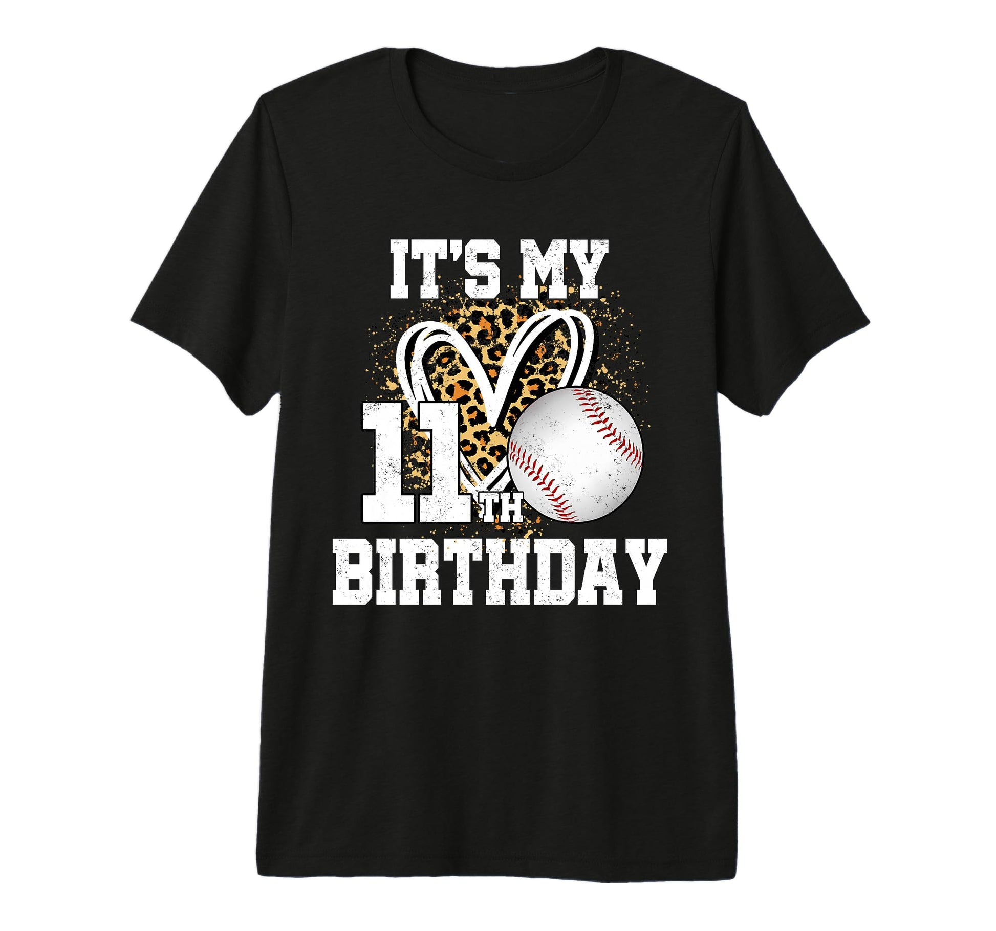 Its My 11Th Birthday Baseball 11 Year Old T-Shirt - Trendy Graphic Unisex - T-Shirt, Sweatshirt, Hoodie