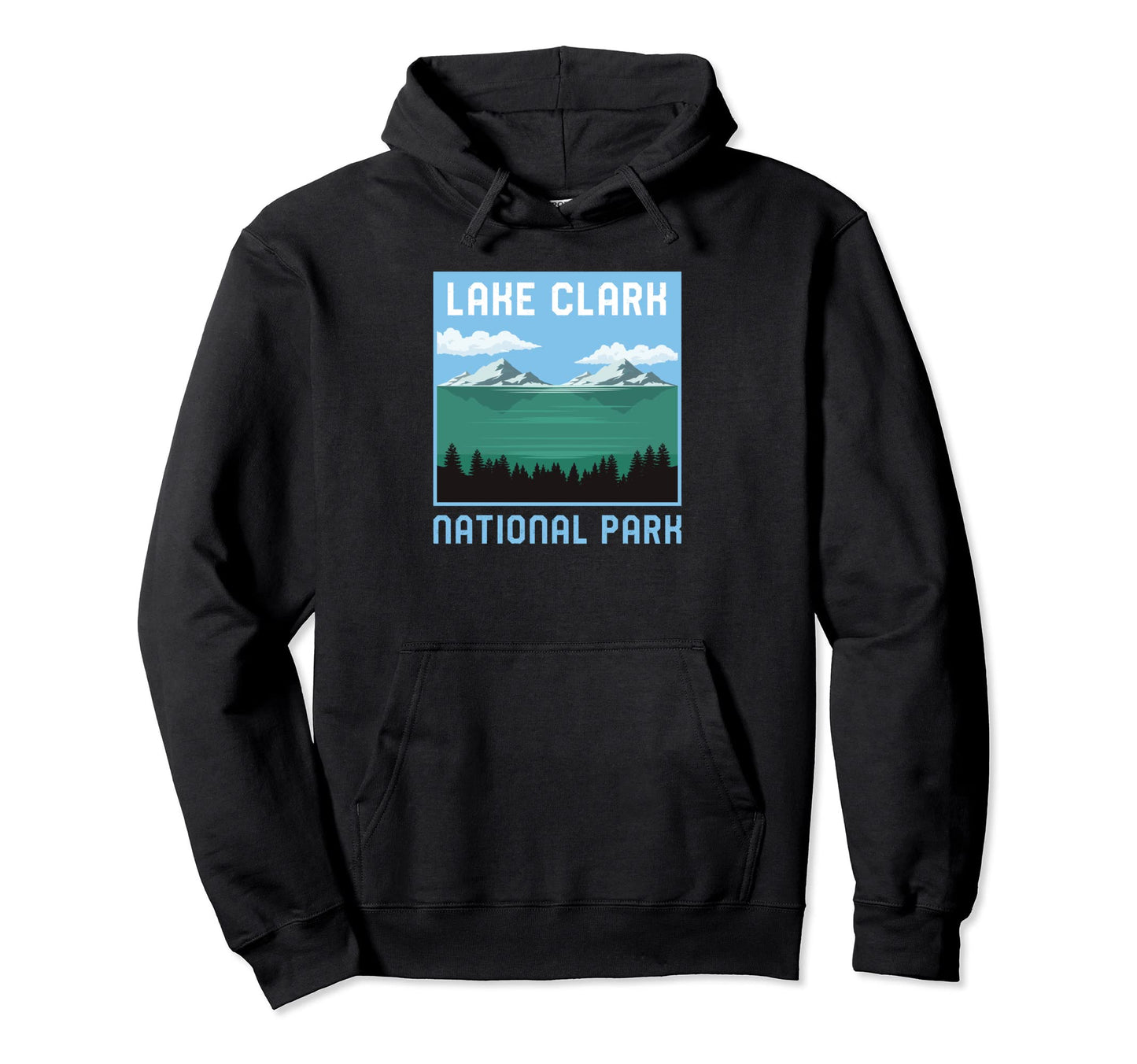 Lake Clark National Park Alaska Vacation Hoodie - Unique Graphic for Adults - T-Shirt, Sweatshirt, Hoodie