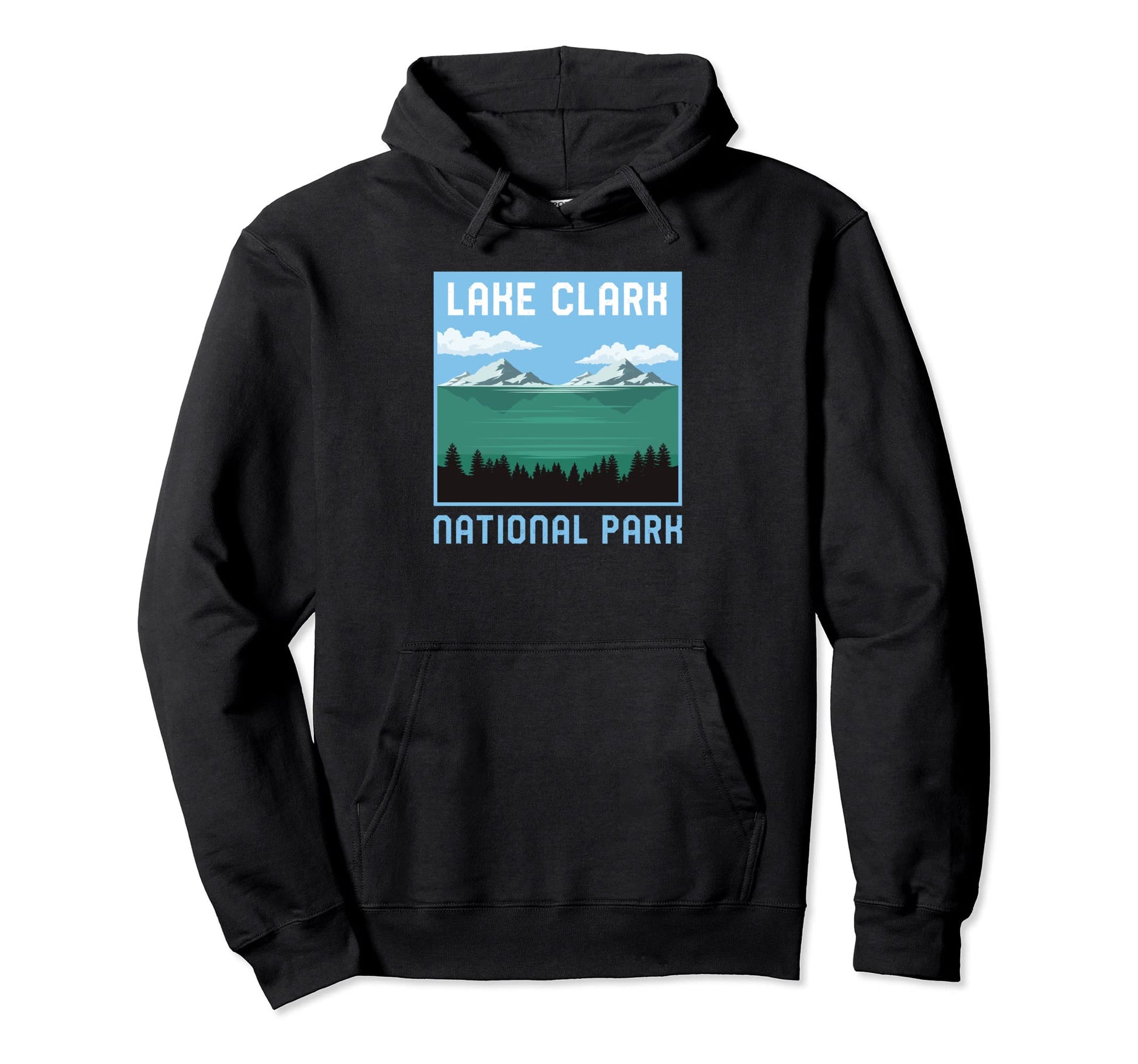 Lake Clark National Park Alaska Vacation Hoodie - Unique Graphic for Adults - T-Shirt, Sweatshirt, Hoodie