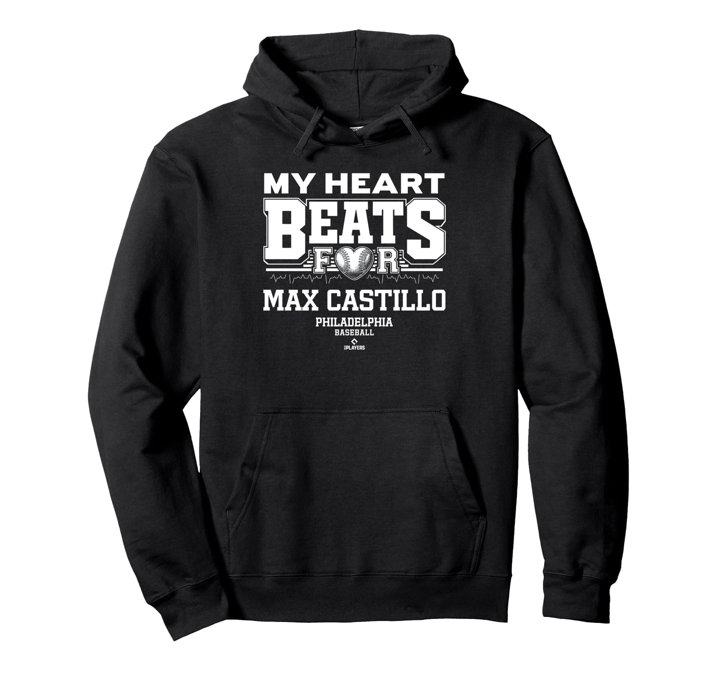 My Heart Beats Max Castillo Hoodie - Novelty Apparel for Adults - T-Shirt, Sweatshirt, Hoodie