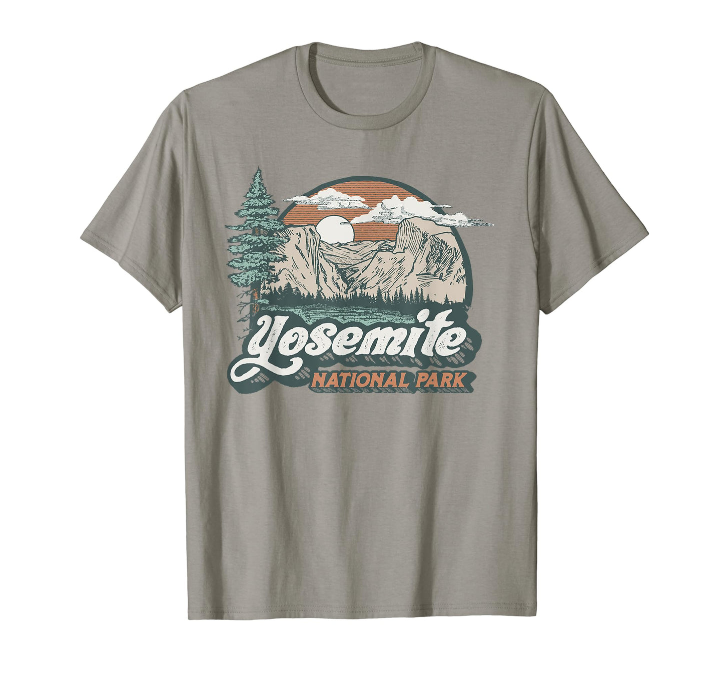 Yosemite National Park Eighties 80S T-Shirt - Graphic Print Unisex - T-Shirt, Sweatshirt, Hoodie