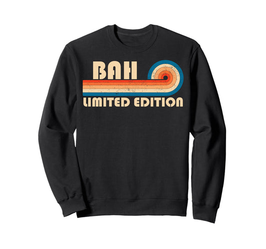 Bah 70S 80S Sunset Stripe Sweatshirt - Casual Everyday Wear Unisex - T-Shirt, Sweatshirt, Hoodie