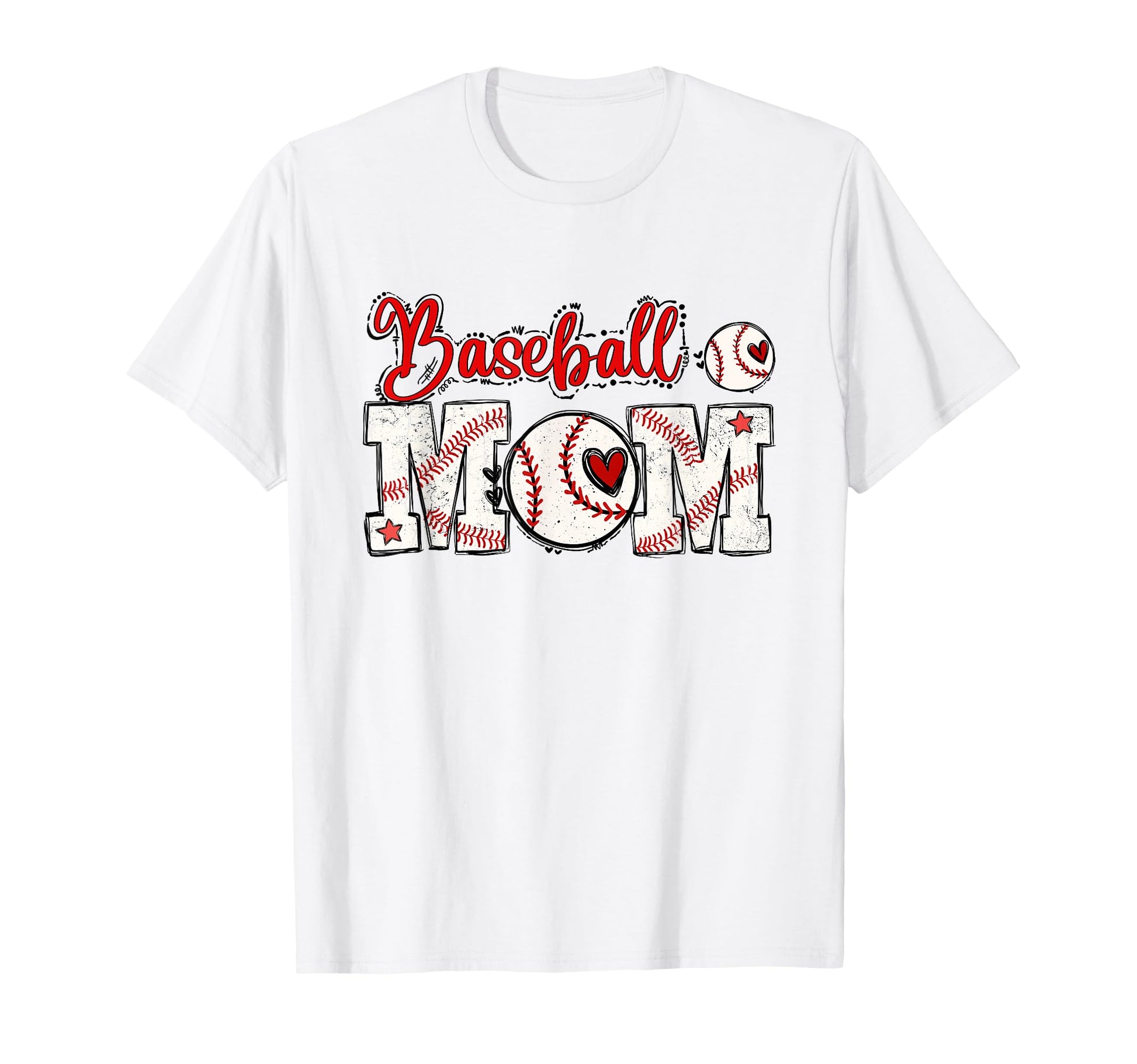 Baseball Mom Super Baseball T-Shirt - Minimalist Print Unisex - T-Shirt, Sweatshirt, Hoodie