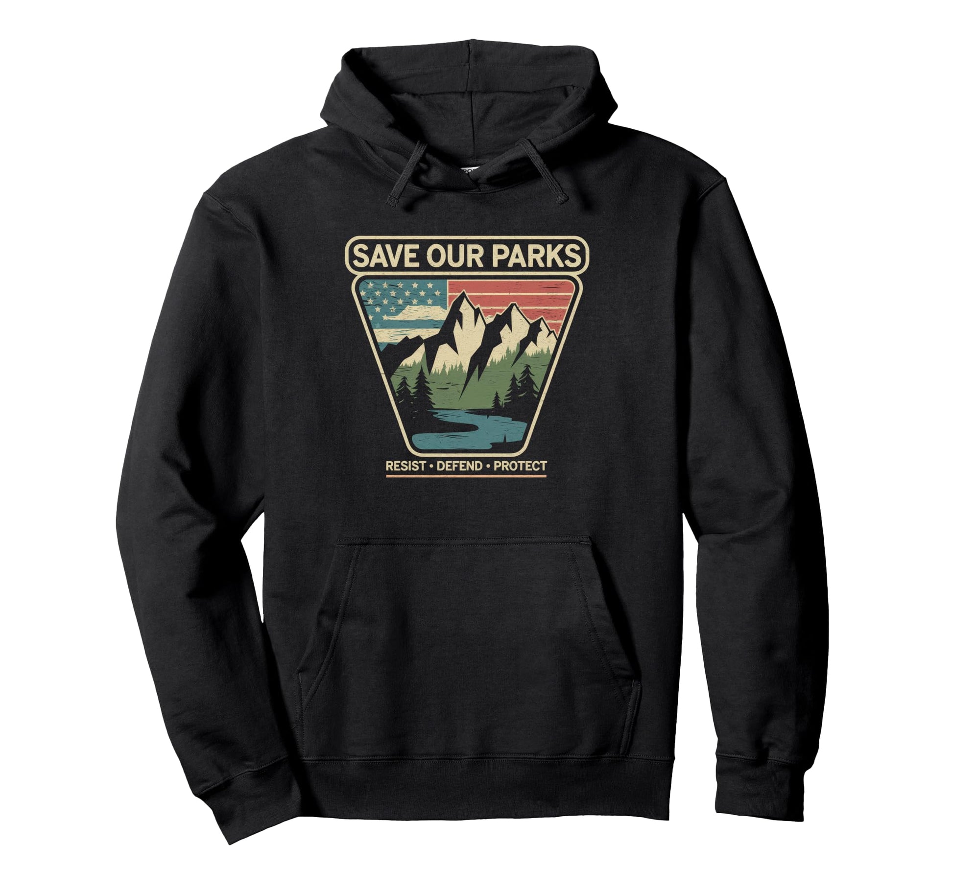 Save Our Parks Protect National Park Hoodie - Aesthetic Graphic Unisex - T-Shirt, Sweatshirt, Hoodie