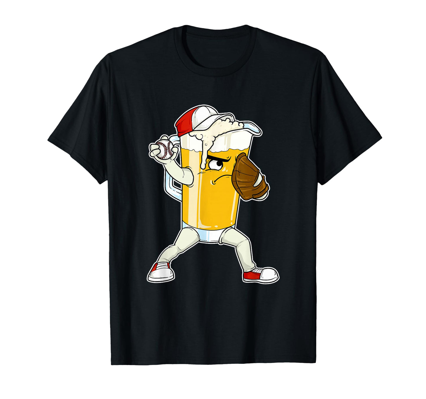 Funny Beer Baseball Pitcher Pub T-Shirt - Unique Graphic Men Women - T-Shirt, Sweatshirt, Hoodie