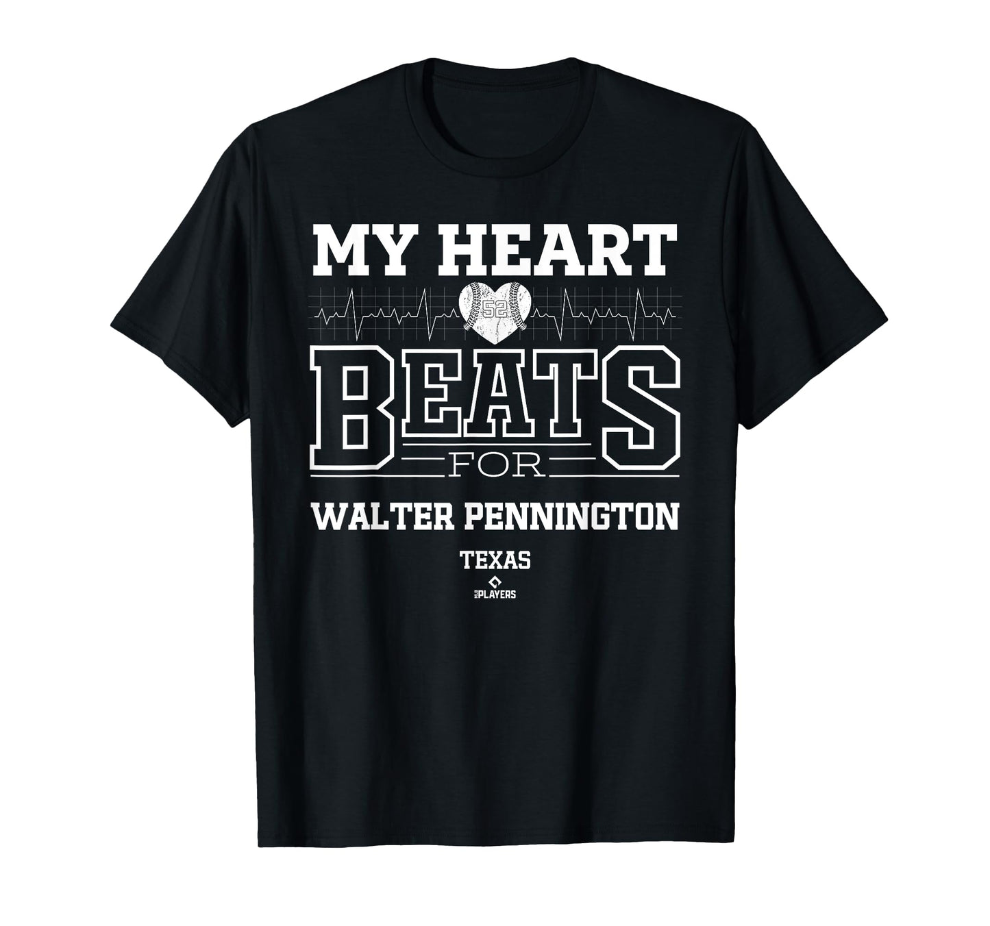 My Heart Beats Walter Pennington T-Shirt - Casual Everyday Wear Men Women - T-Shirt, Sweatshirt, Hoodie