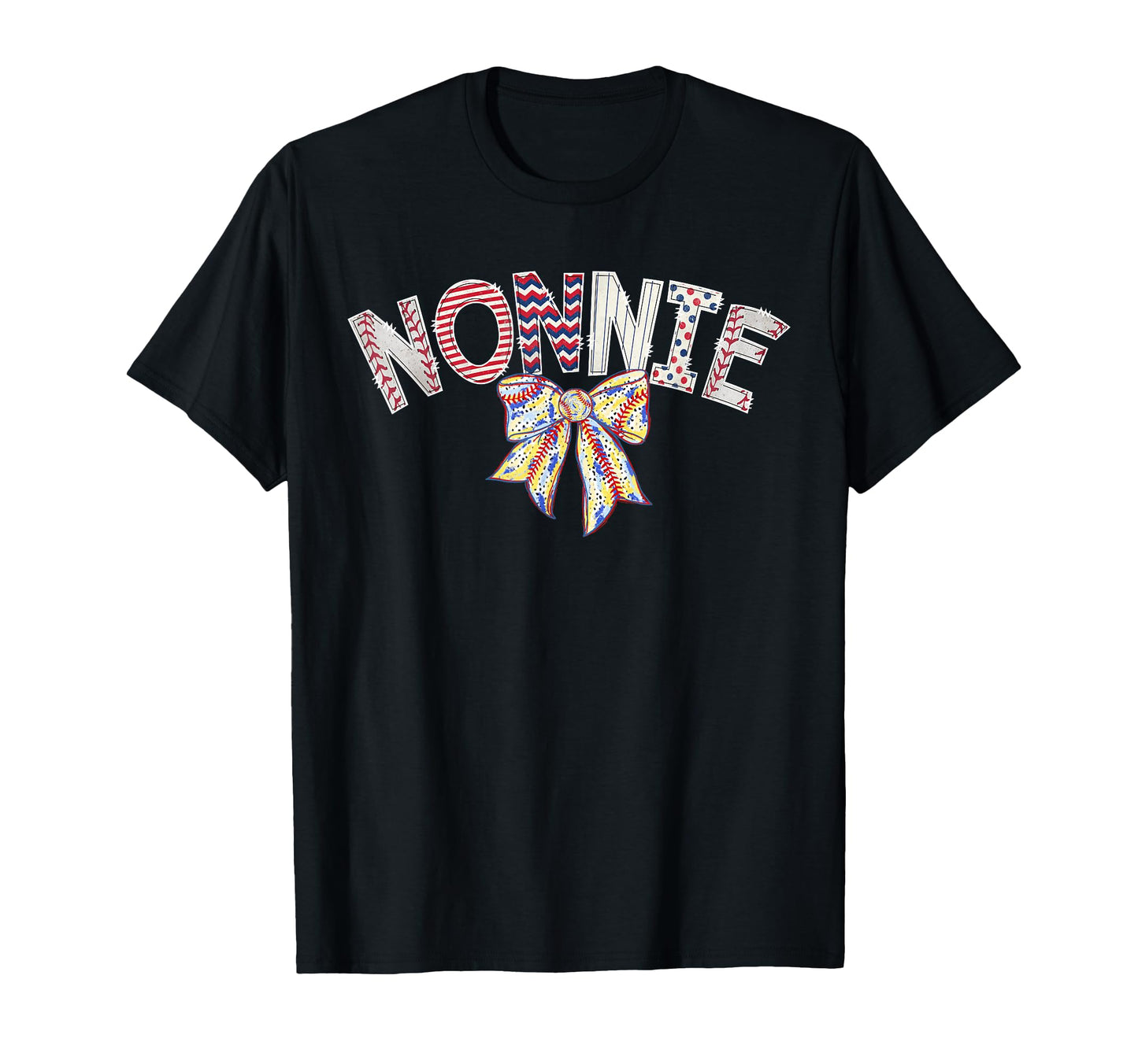 Baseball Nonnie Coquette Bow Game T-Shirt - Aesthetic Graphic for Adults - T-Shirt, Sweatshirt, Hoodie