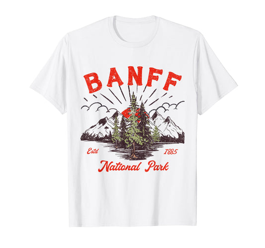 Banff Canadian National Park T-Shirt - Fun Novelty Design for Adults - T-Shirt, Sweatshirt, Hoodie