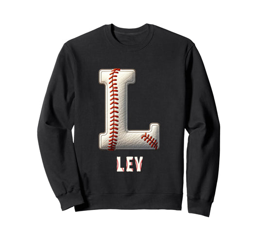 Baseball Home Run Paul Initial Sweatshirt - Novelty Apparel Men Women - T-Shirt, Sweatshirt, Hoodie