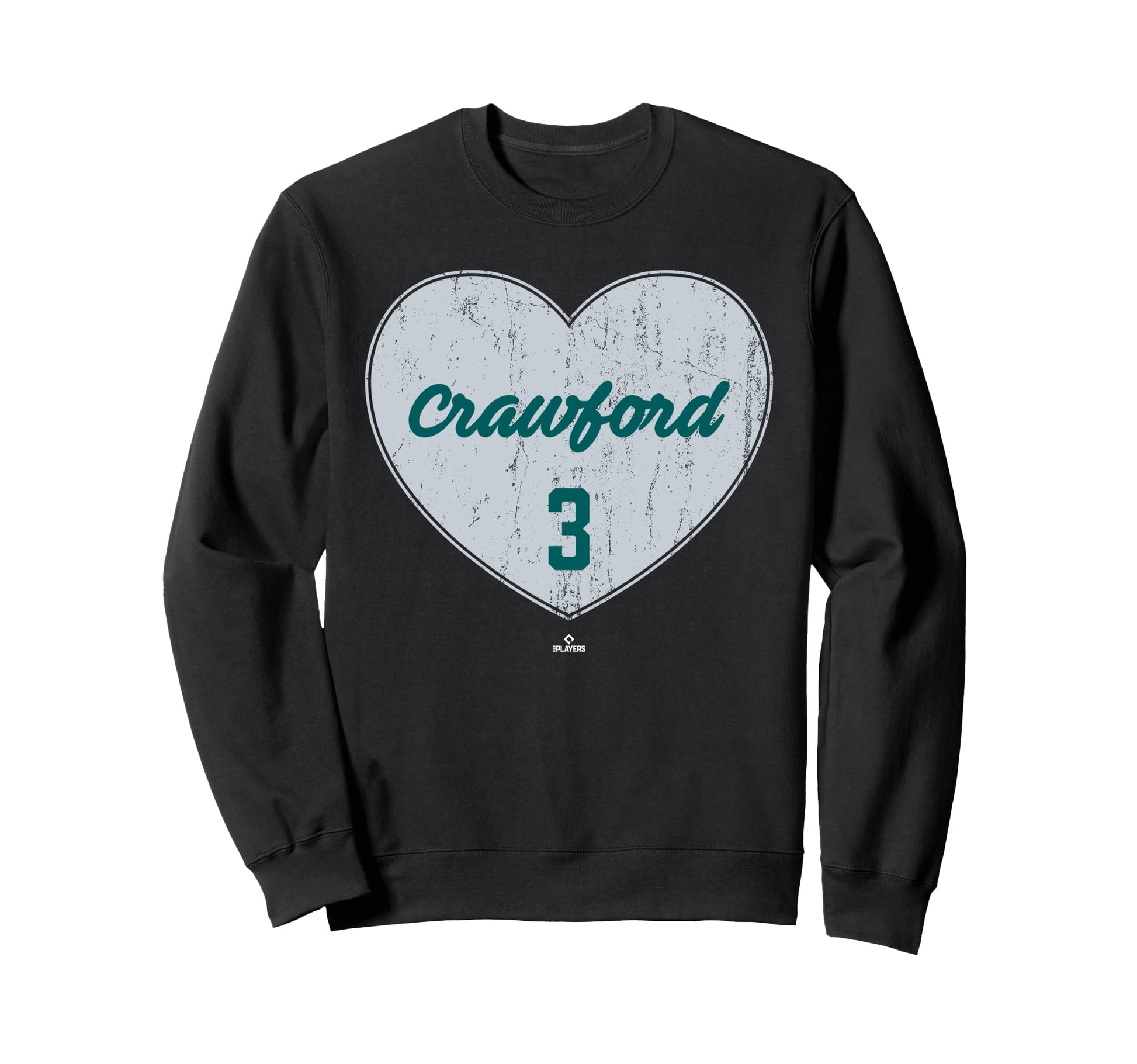Distressed Heart J P Crawford Seattle Sweatshirt - Graphic Print Unisex - T-Shirt, Sweatshirt, Hoodie