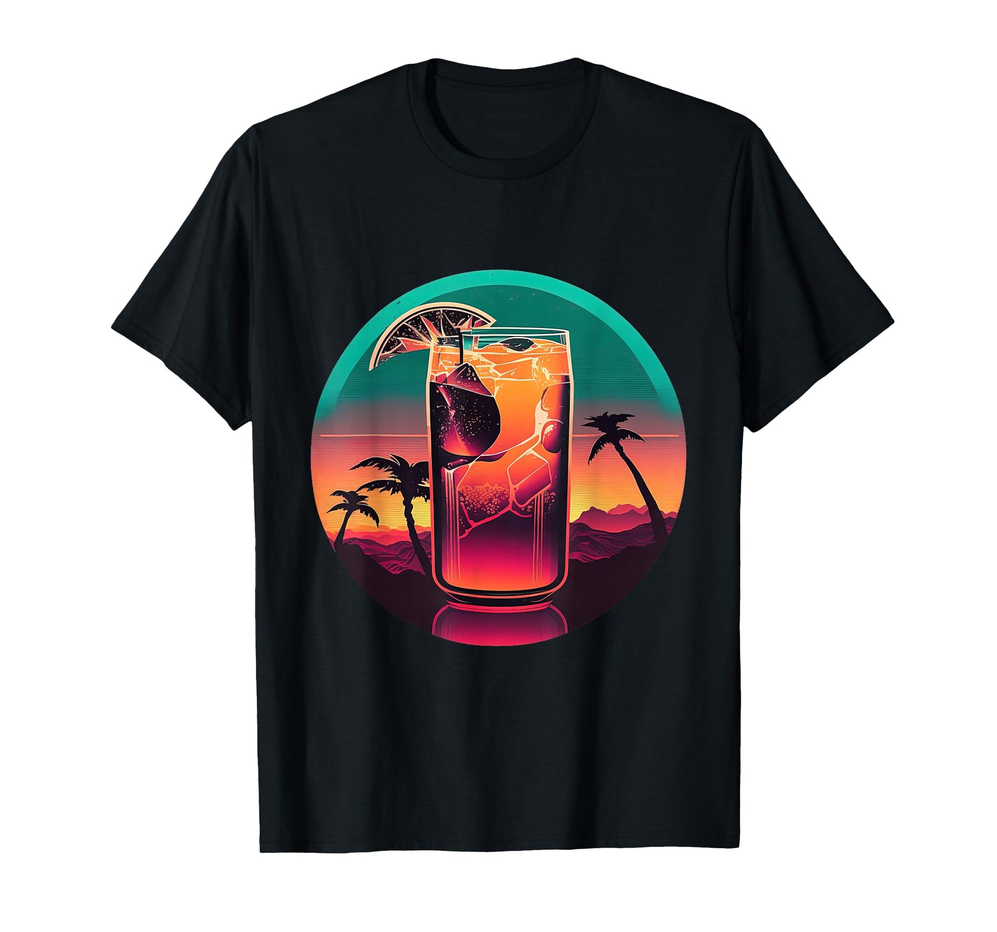Iced Tea Synthwave 80S Retrowave T-Shirt - Aesthetic Graphic Unisex - T-Shirt, Sweatshirt, Hoodie