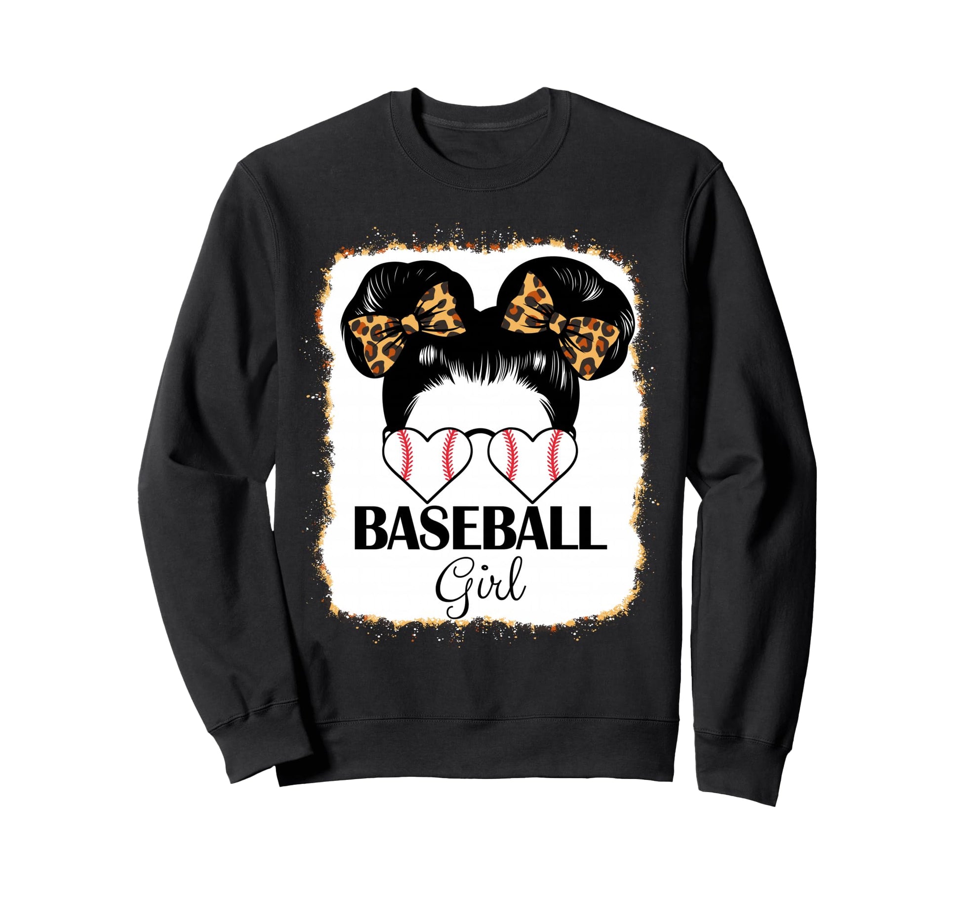 Baseball Leopard Baseball Player Sweatshirt - Custom Art Print for Adults - T-Shirt, Sweatshirt, Hoodie