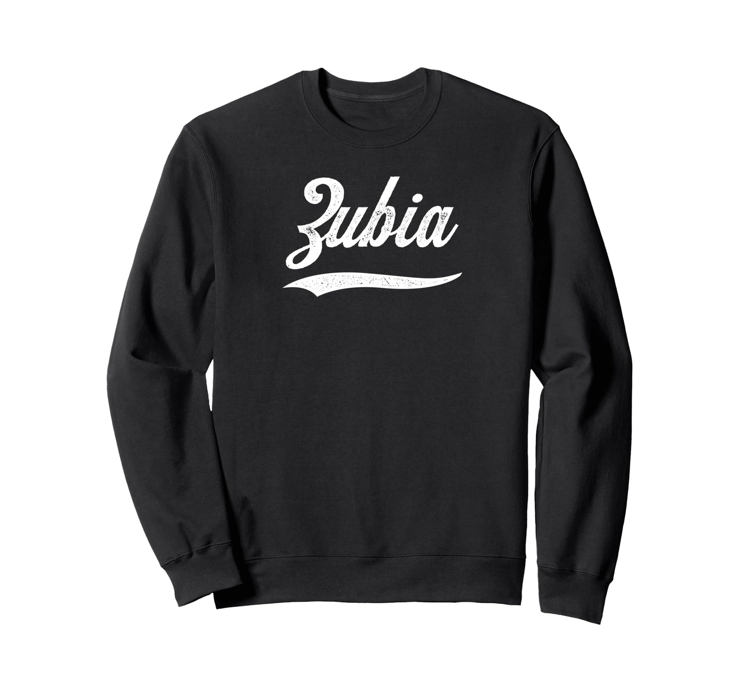 Distressed Script Zachary Zubia Sweatshirt - Novelty Apparel Men Women - T-Shirt, Sweatshirt, Hoodie