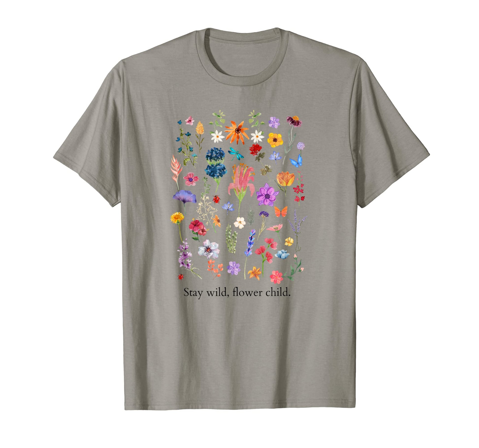 Wildflower Botanical Plant Lover Free T-Shirt - Streetwear Style Unisex - T-Shirt, Sweatshirt, Hoodie
