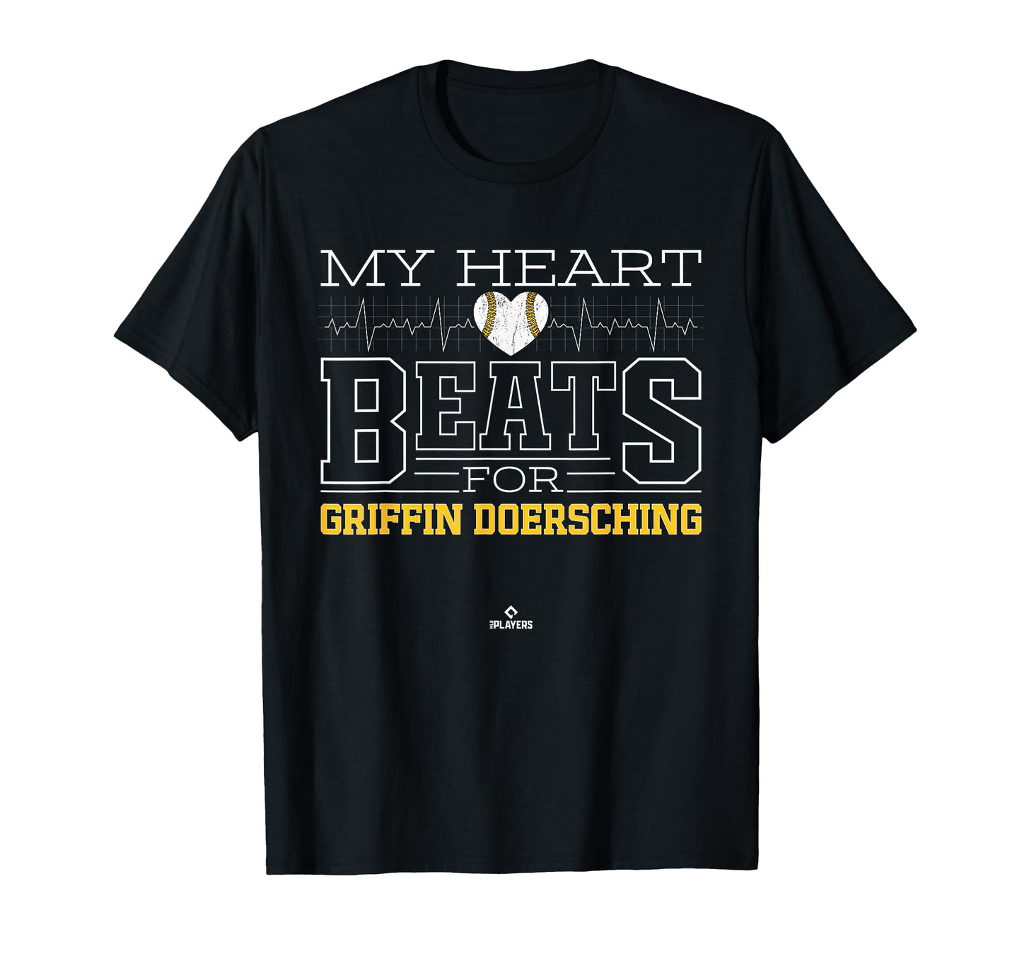 My Heart Beats Griffin Doersching T-Shirt - Novelty Apparel for Adults - T-Shirt, Sweatshirt, Hoodie
