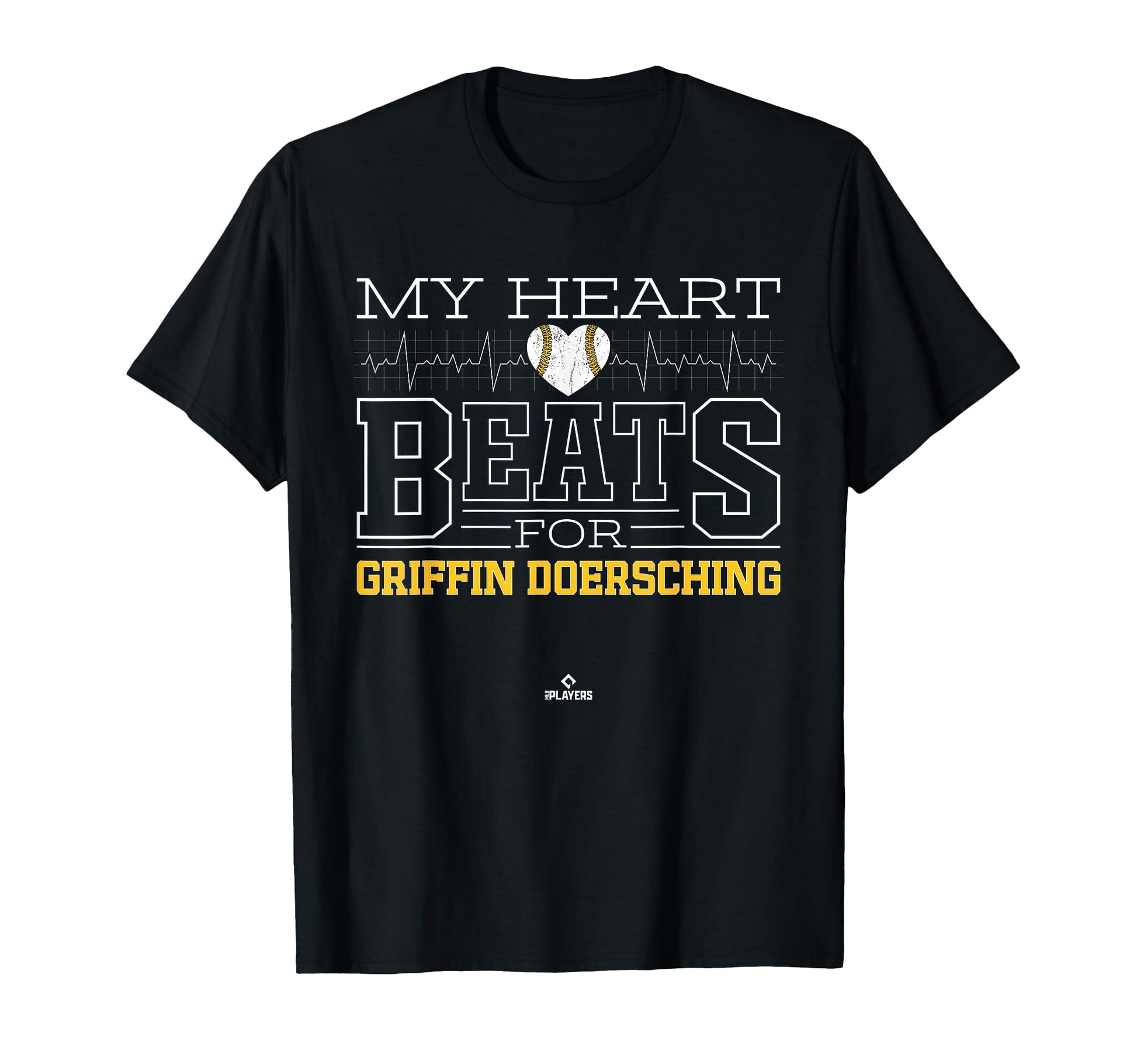 My Heart Beats Griffin Doersching T-Shirt - Novelty Apparel for Adults - T-Shirt, Sweatshirt, Hoodie
