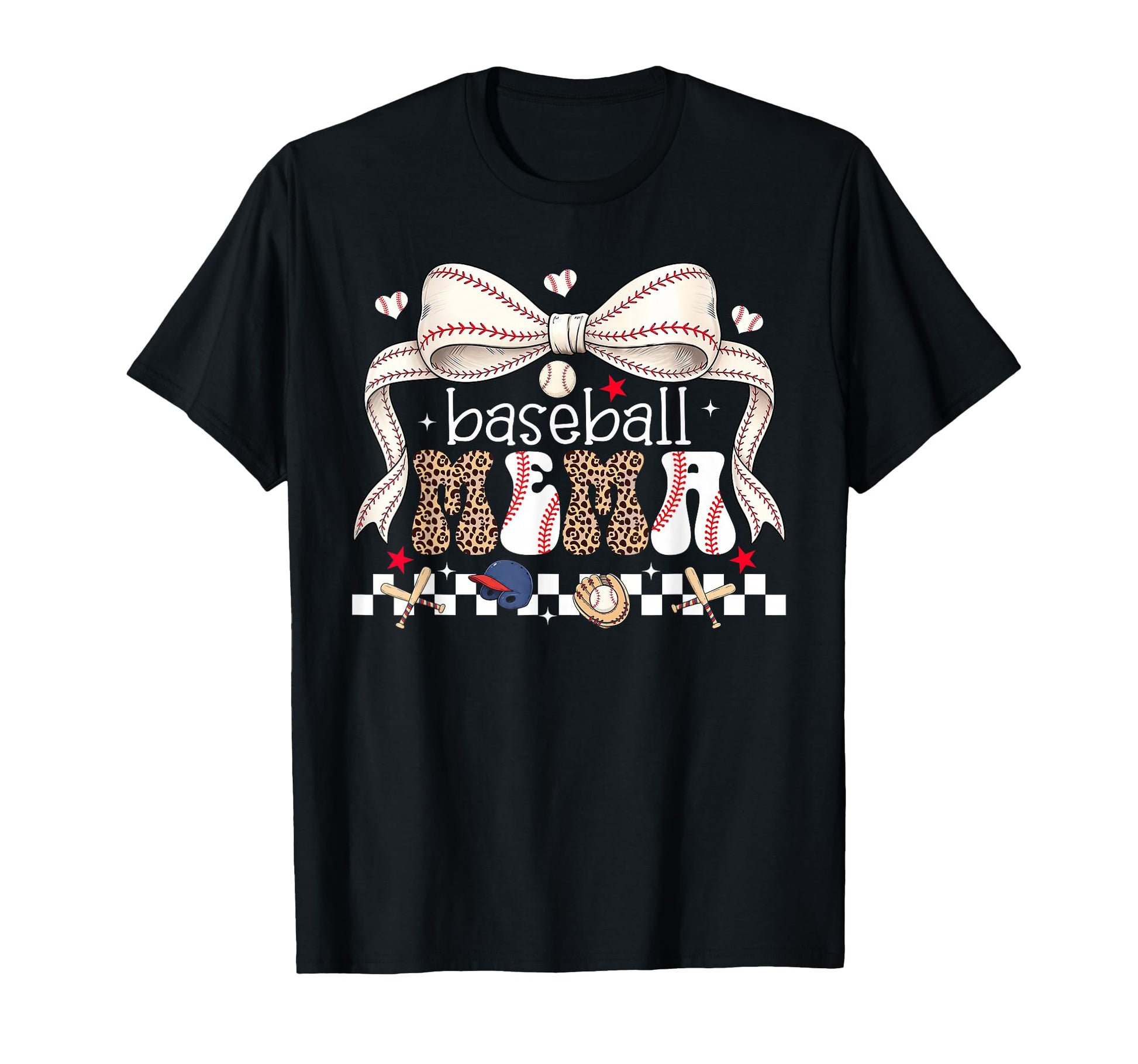 Baseball Mema Coquette Bow Baseball T-Shirt - Trendy Graphic for Adults - T-Shirt, Sweatshirt, Hoodie