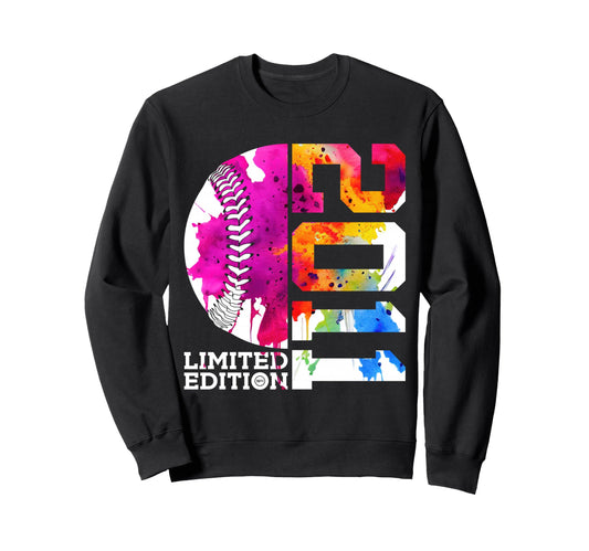 15Th Birthday Baseball 2011 Sweatshirt - Fun Novelty Design Men Women - T-Shirt, Sweatshirt, Hoodie