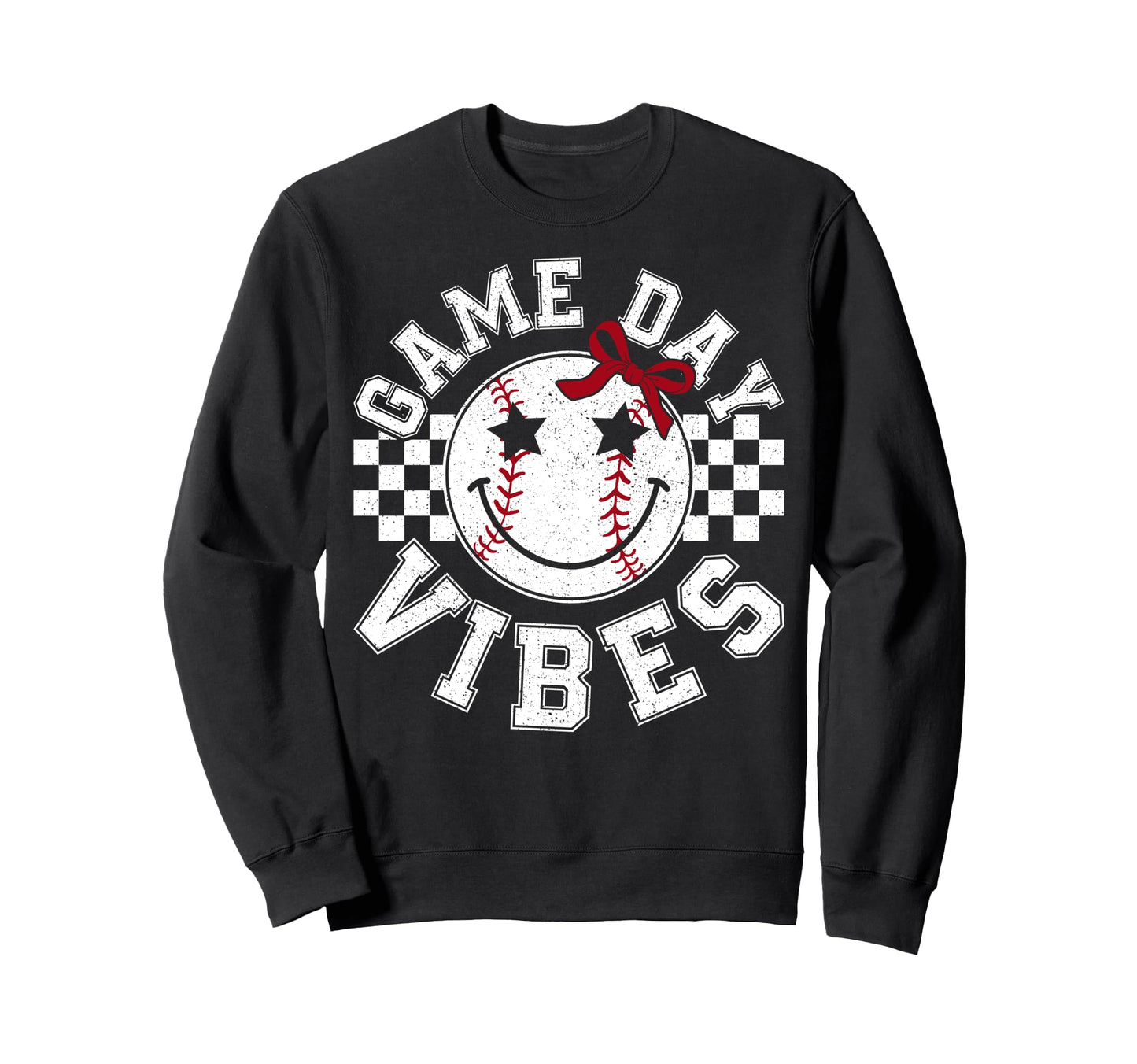 Game Day Vibes Baseball Coquette Sweatshirt - Aesthetic Graphic Men Women - T-Shirt, Sweatshirt, Hoodie