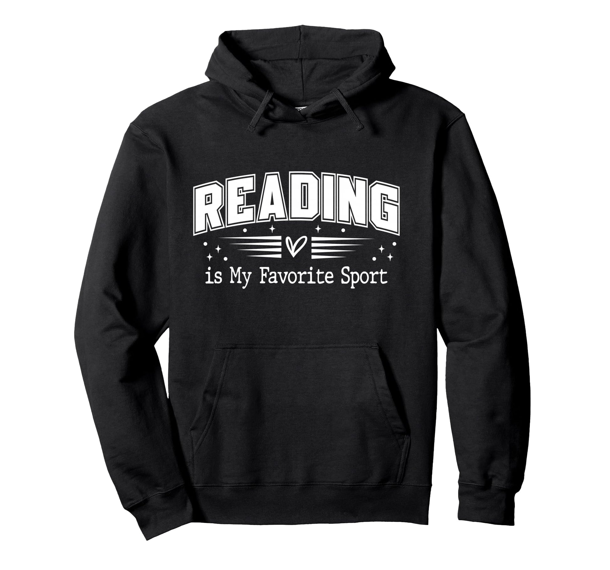 Reading Is My Favorite Sport Bookworm Hoodie - Streetwear Style Unisex - T-Shirt, Sweatshirt, Hoodie