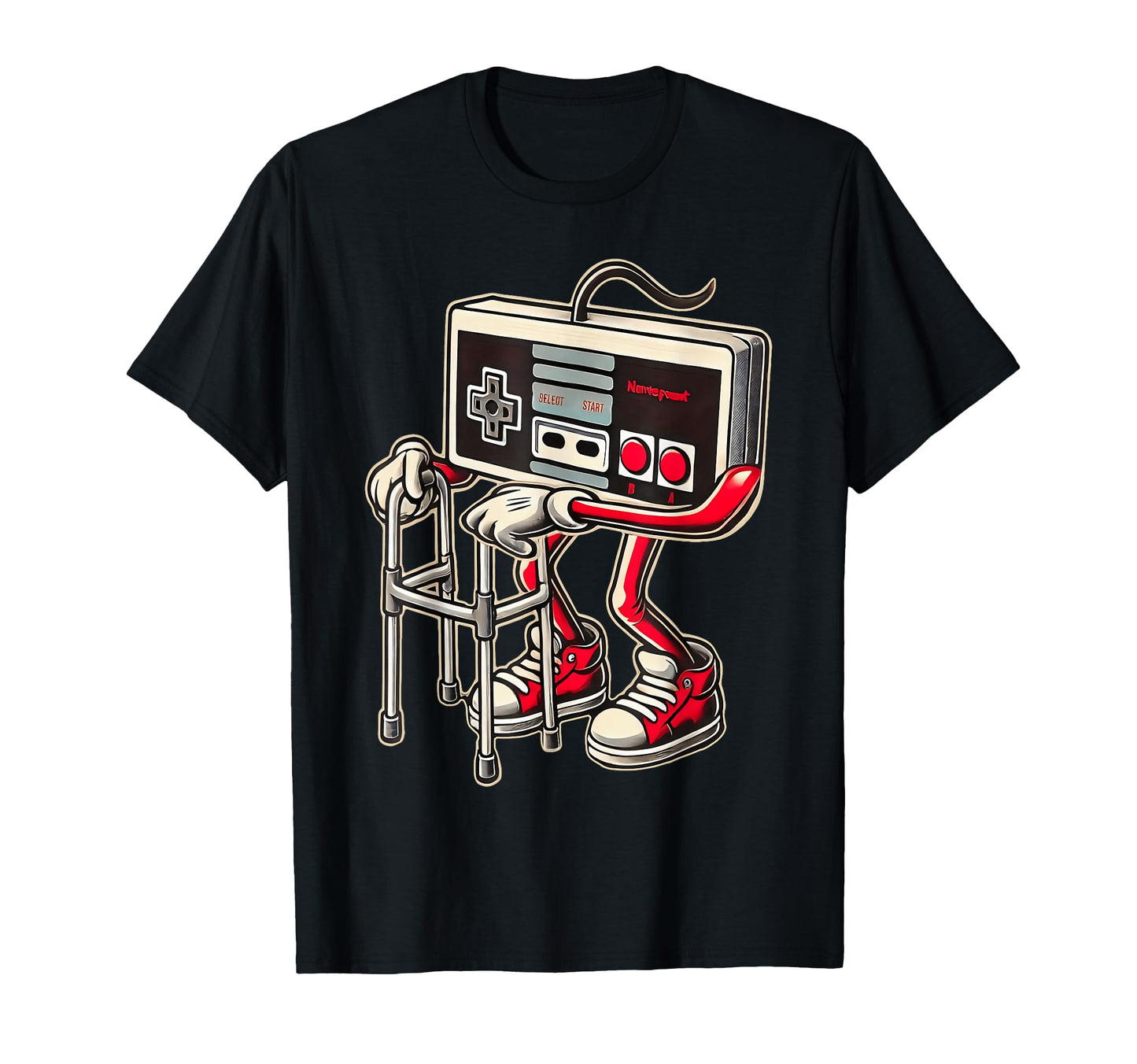 Video Game Controller Walker Funny T-Shirt - Fun Novelty Design Unisex - T-Shirt, Sweatshirt, Hoodie