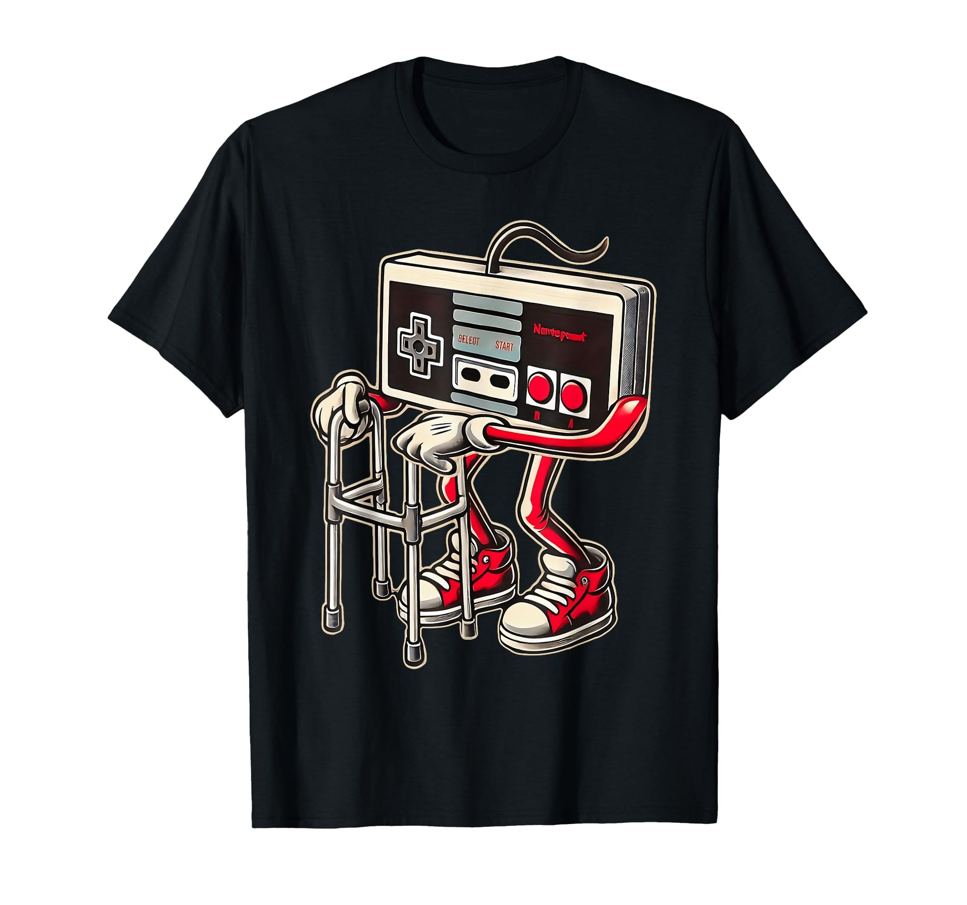 Video Game Controller Walker Funny T-Shirt - Fun Novelty Design Unisex - T-Shirt, Sweatshirt, Hoodie