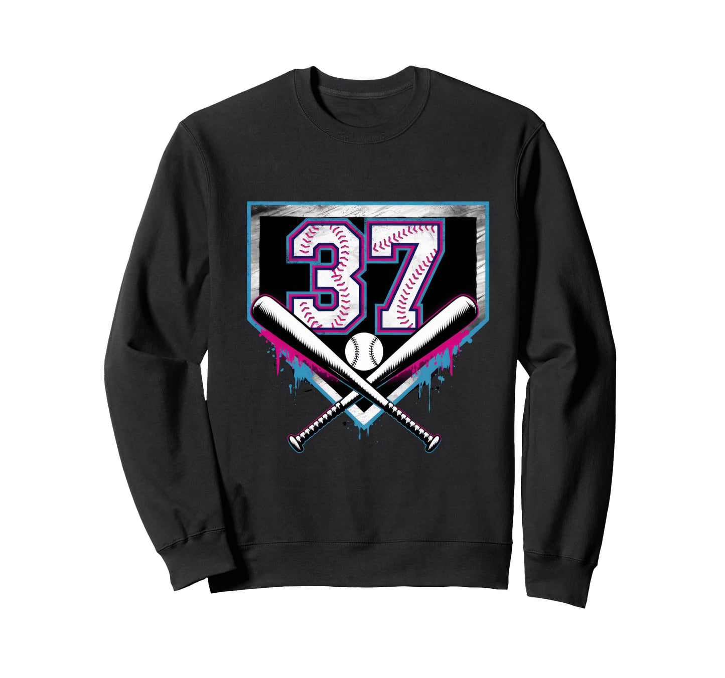 37Th Birthday Baseball Home Sweatshirt - Casual Everyday Wear Men Women - T-Shirt, Sweatshirt, Hoodie
