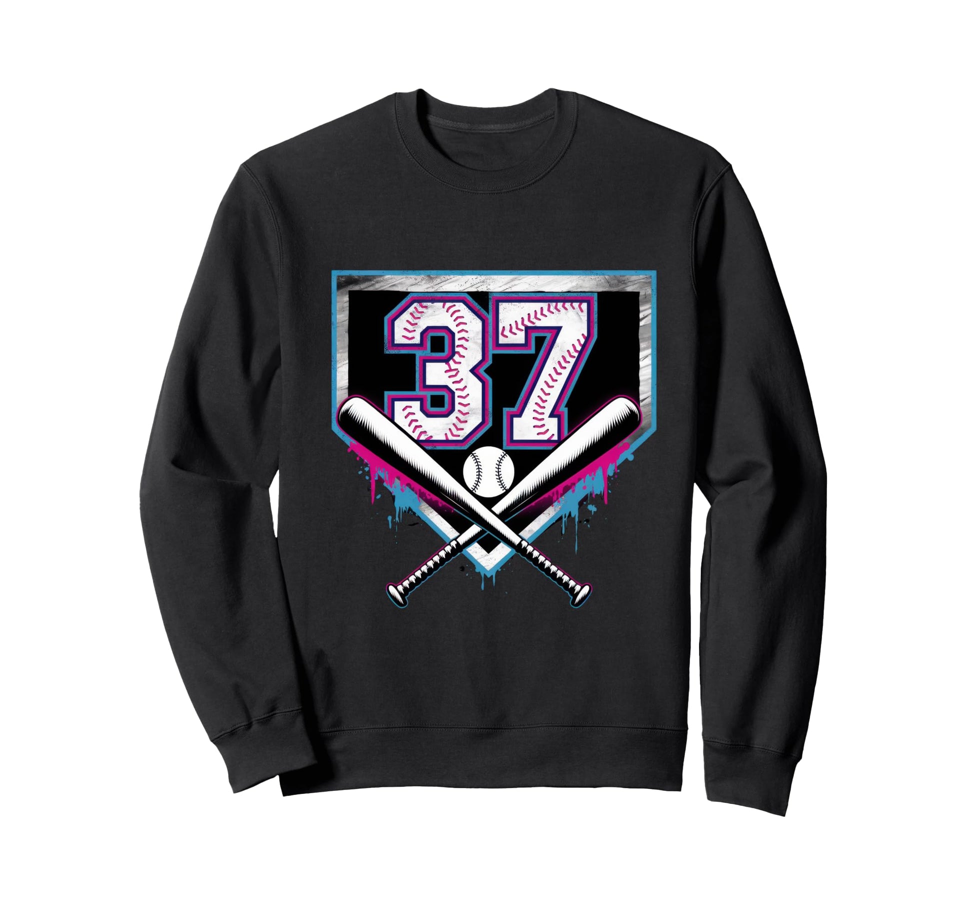 37Th Birthday Baseball Home Sweatshirt - Casual Everyday Wear Men Women - T-Shirt, Sweatshirt, Hoodie