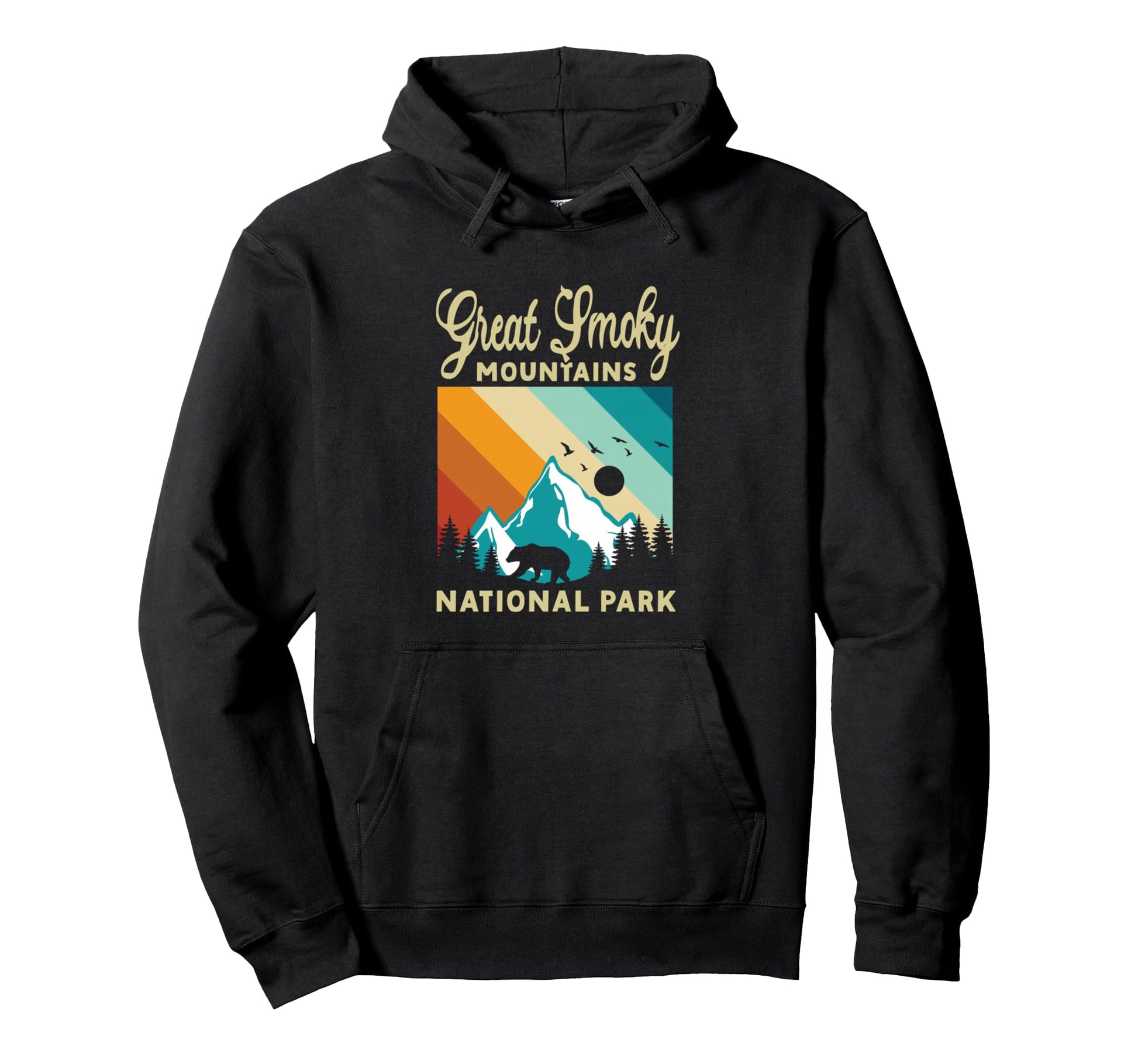 Great Smoky Mountains National Park Adventure Hoodie - Graphic Print Unisex - T-Shirt, Sweatshirt, Hoodie