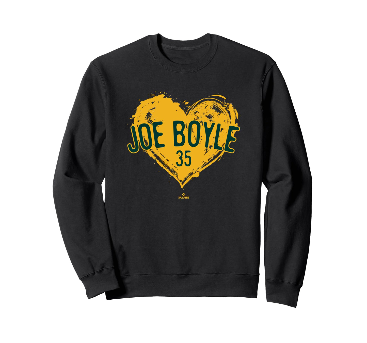 Distressed Heart Joe Boyle Oakland Sweatshirt - Aesthetic Graphic Unisex - T-Shirt, Sweatshirt, Hoodie