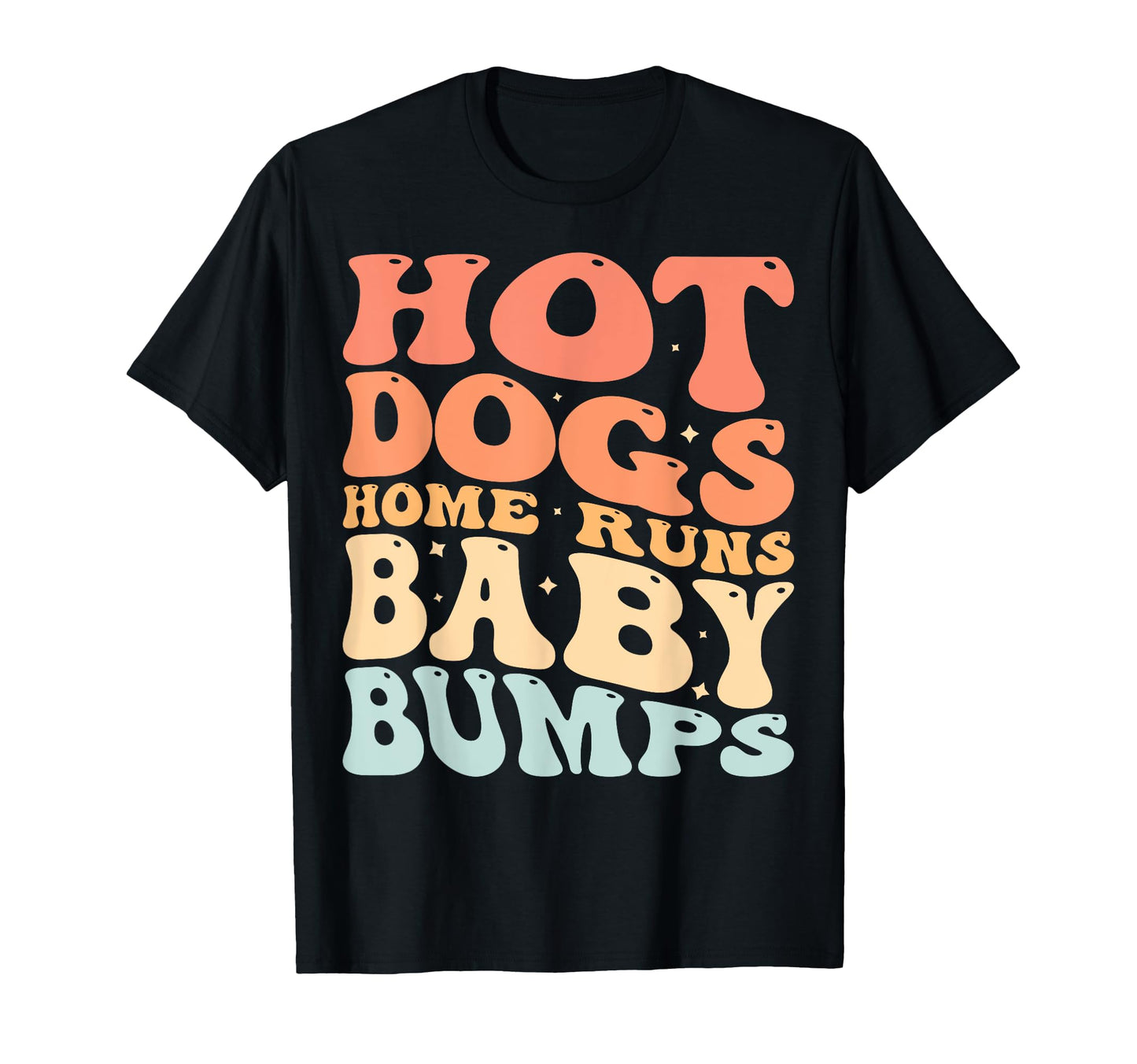 Hot Dogs Home Runs Bumps T-Shirt - Minimalist Print Unisex - T-Shirt, Sweatshirt, Hoodie
