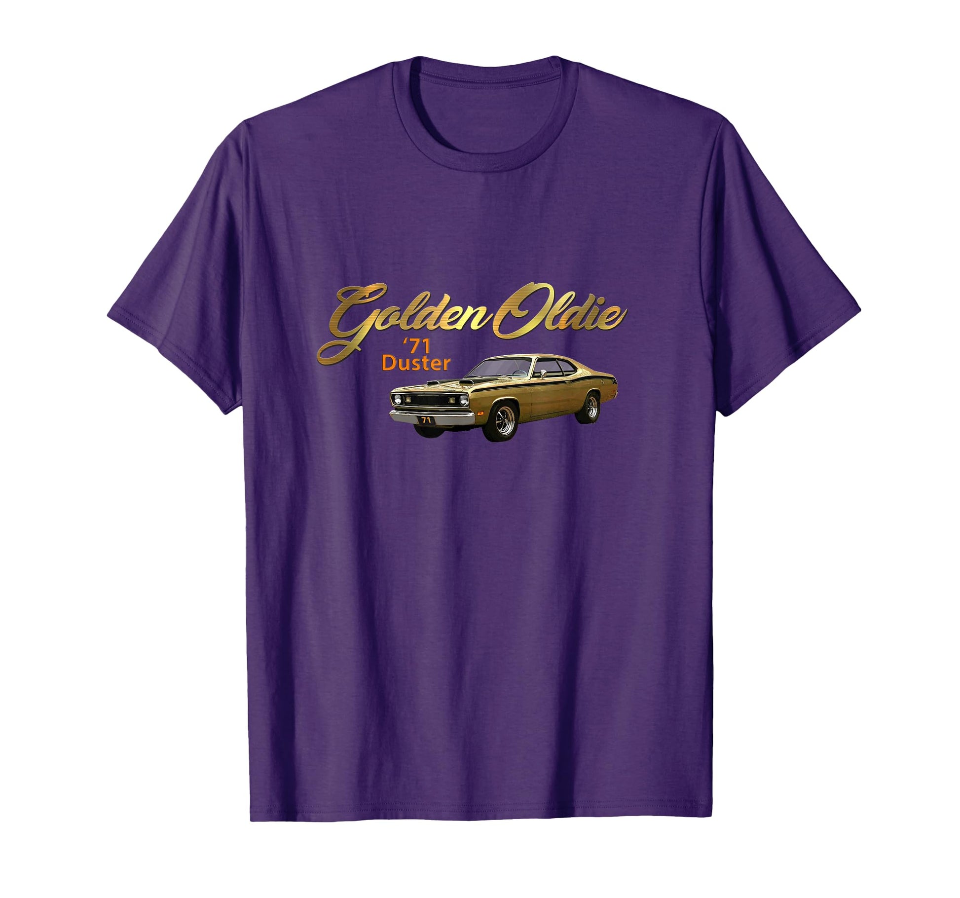 1971 Duster Car American Muscle Car T-Shirt - Novelty Apparel for Adults - T-Shirt, Sweatshirt, Hoodie