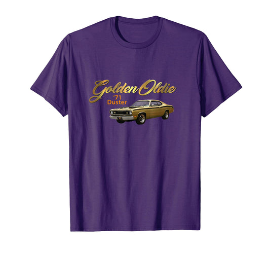 1971 Duster Car American Muscle Car T-Shirt - Novelty Apparel for Adults - T-Shirt, Sweatshirt, Hoodie
