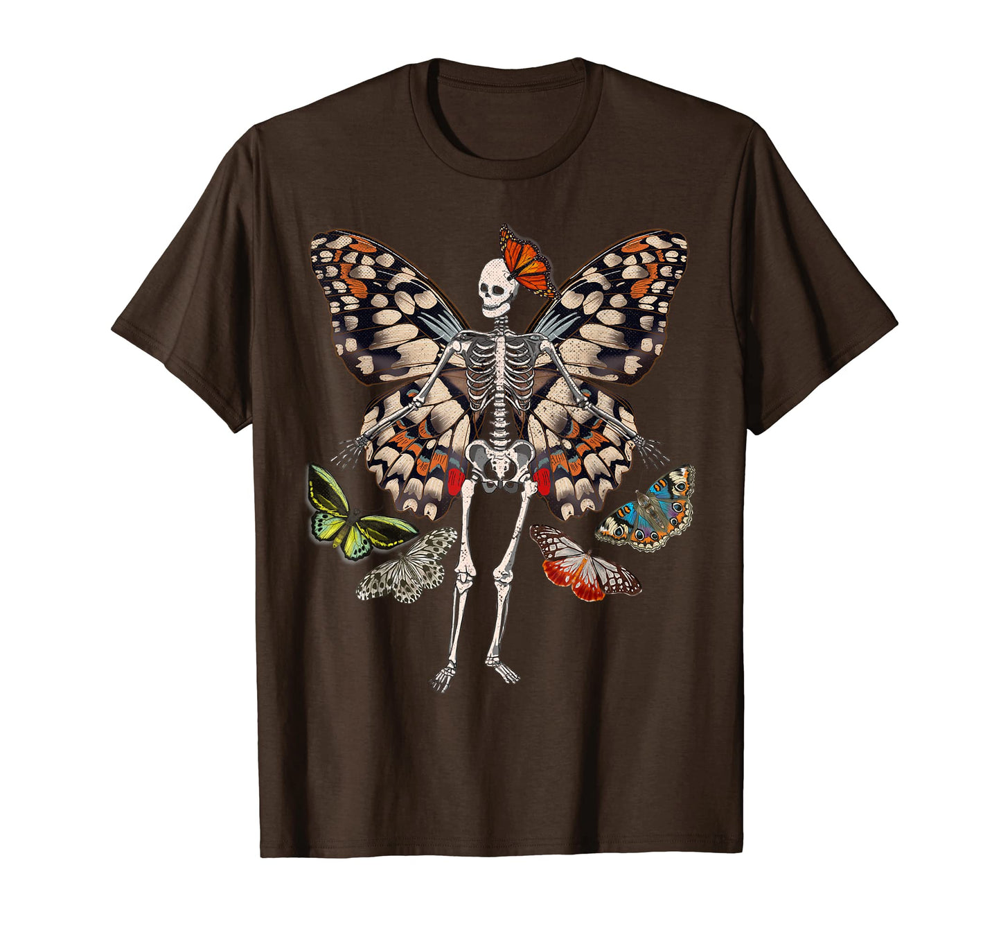 Goth Fairycore Grunge Butterfly Wing T-Shirt - Minimalist Print for Adults - T-Shirt, Sweatshirt, Hoodie