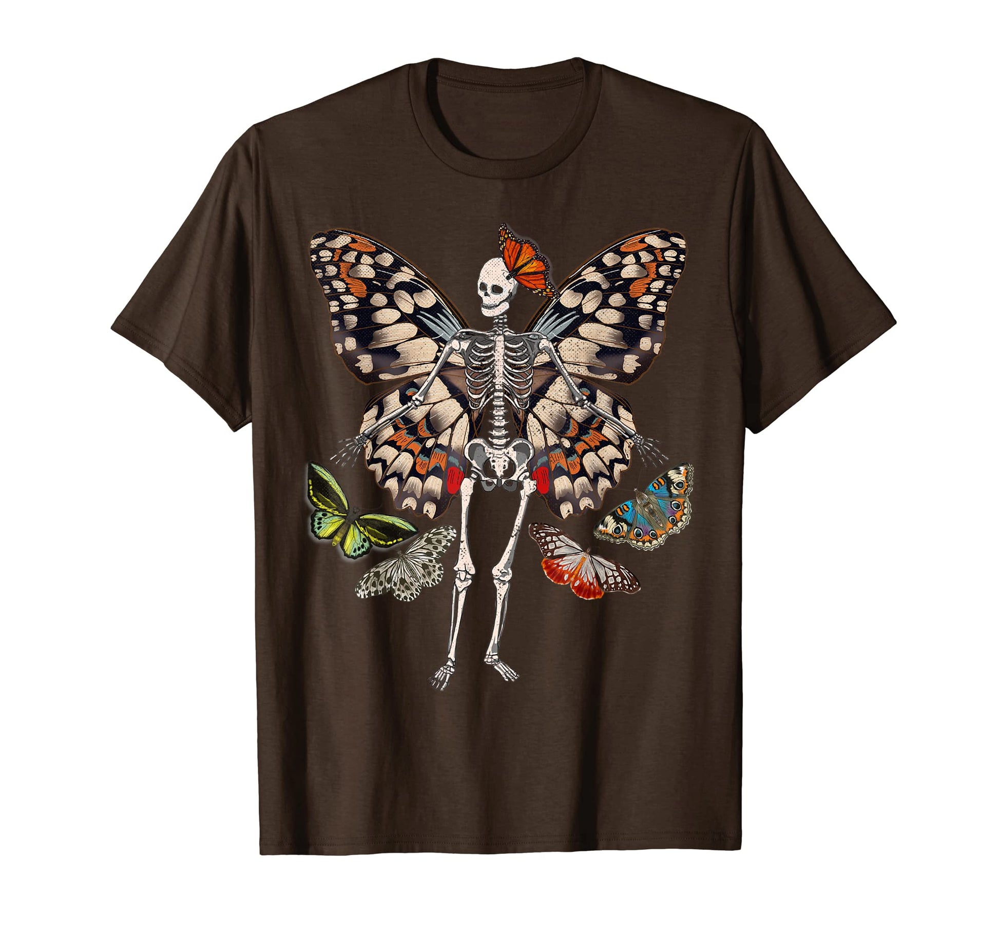 Goth Fairycore Grunge Butterfly Wing T-Shirt - Minimalist Print for Adults - T-Shirt, Sweatshirt, Hoodie