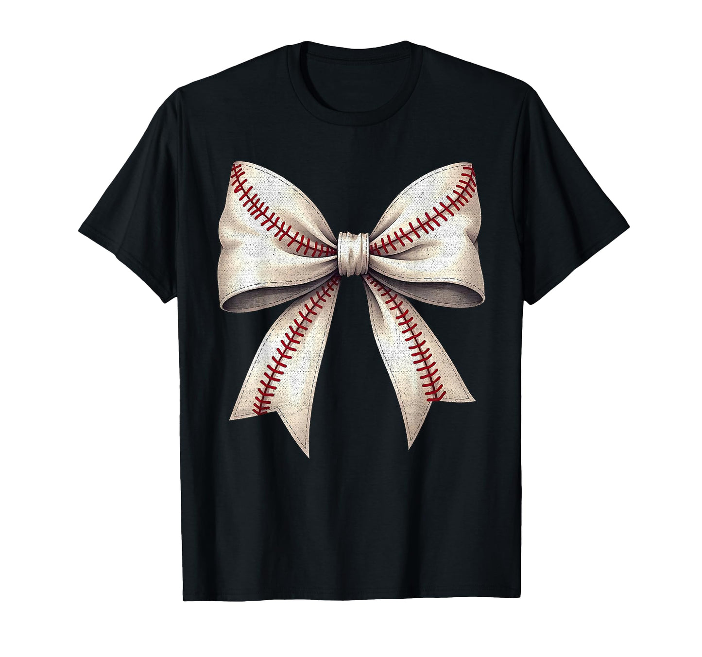 Baseball Bow Baseball Mom T-Shirt - Graphic Print for Adults - T-Shirt, Sweatshirt, Hoodie