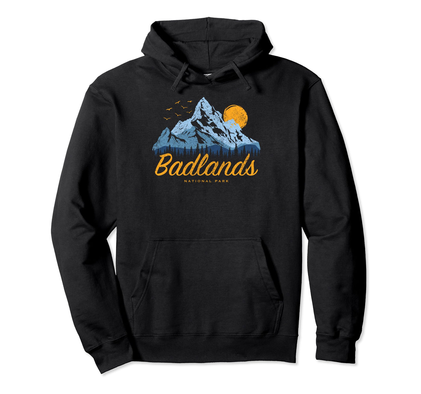 Badlands National Park Us Badlands Hoodie - Aesthetic Graphic Unisex - T-Shirt, Sweatshirt, Hoodie