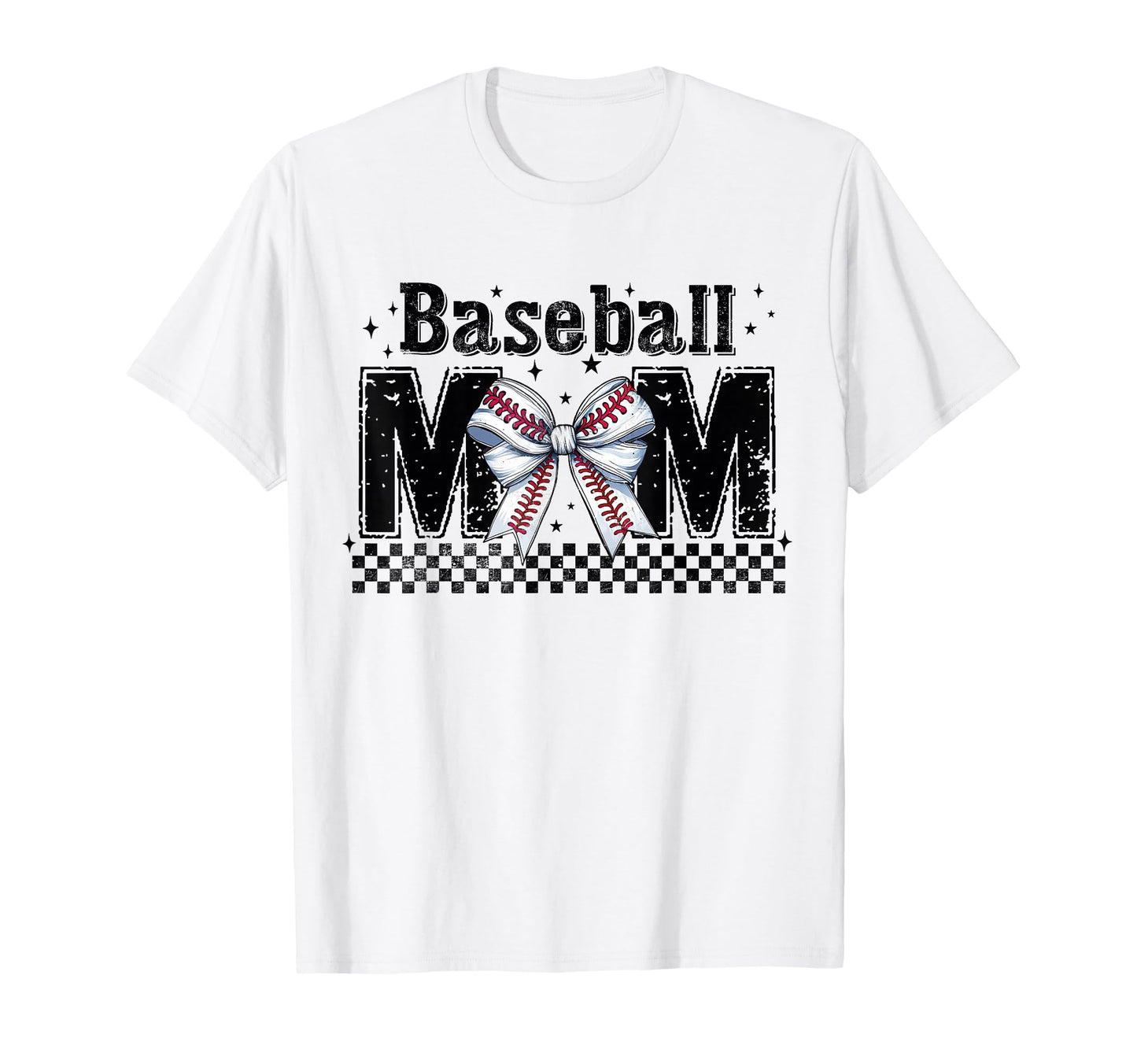 Baseball Mom Coquette Bow Game Day T-Shirt - Casual Everyday Wear Unisex - T-Shirt, Sweatshirt, Hoodie