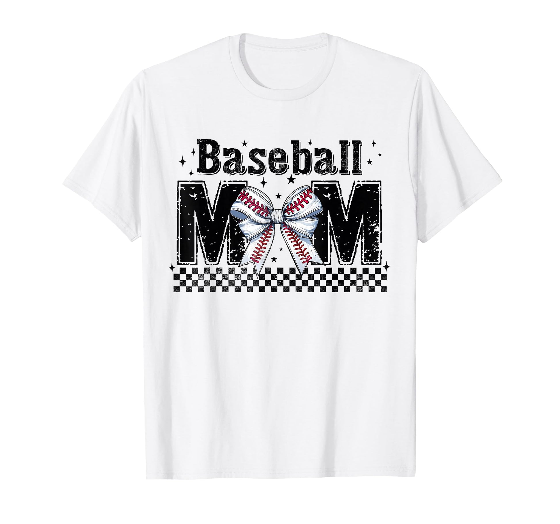 Baseball Mom Coquette Bow Game Day T-Shirt - Casual Everyday Wear Unisex - T-Shirt, Sweatshirt, Hoodie