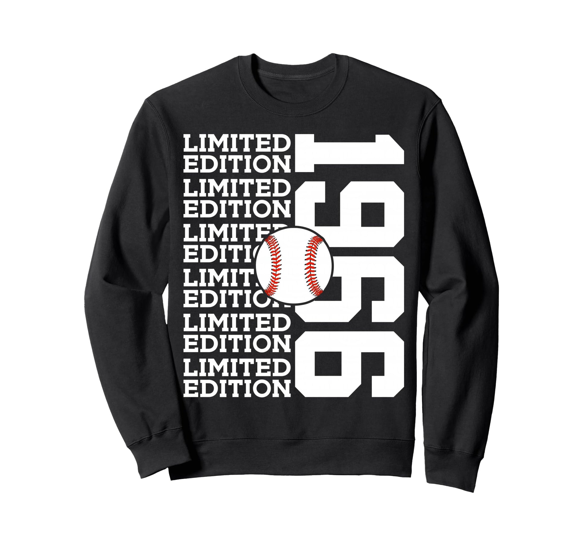 1966 Baseball 60Th Birthday Sweatshirt - Trendy Graphic Men Women - T-Shirt, Sweatshirt, Hoodie