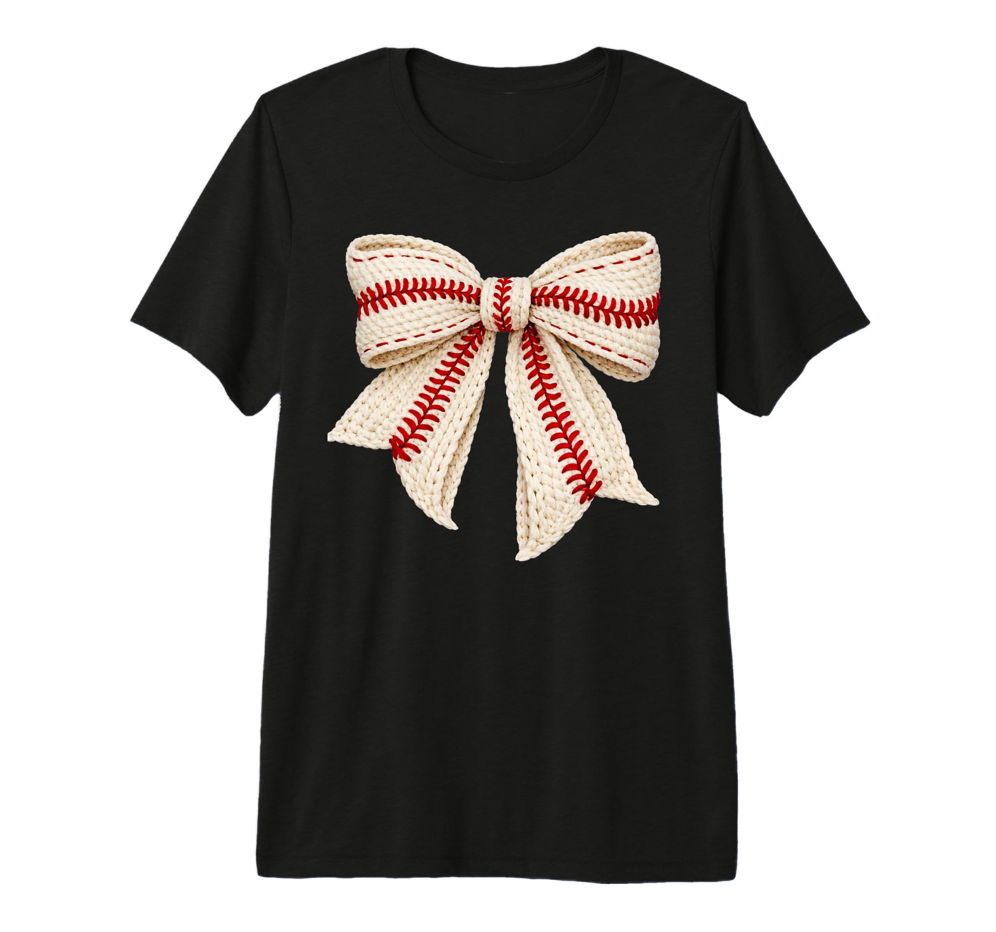 Baseball Coquette Bow Yarn Game T-Shirt - Casual Everyday Wear Men Women - T-Shirt, Sweatshirt, Hoodie