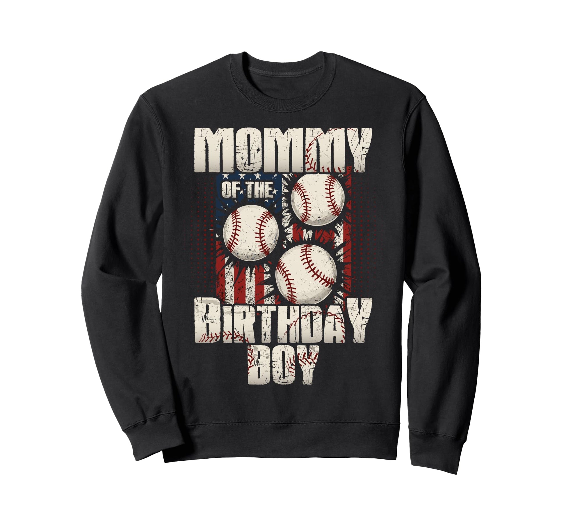 Mommy Birthday Matching Baseball Sweatshirt - Graphic Print for Adults - T-Shirt, Sweatshirt, Hoodie