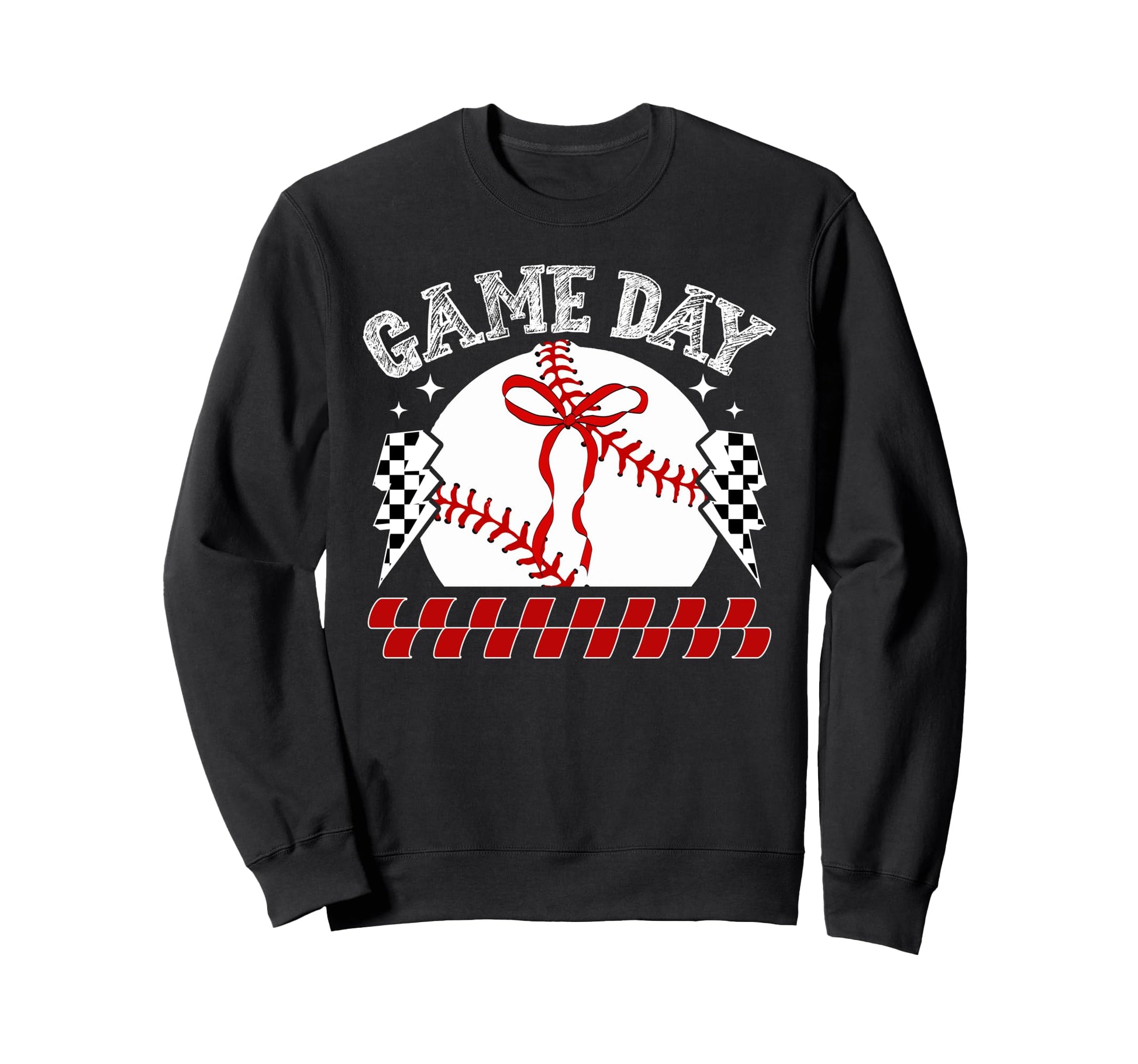 Baseball Game Day Coquette Game Sweatshirt - Streetwear Style Men Women - T-Shirt, Sweatshirt, Hoodie