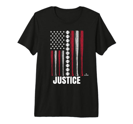 Baseball American Flag Justice Thompson T-Shirt - Unique Graphic Men Women - T-Shirt, Sweatshirt, Hoodie