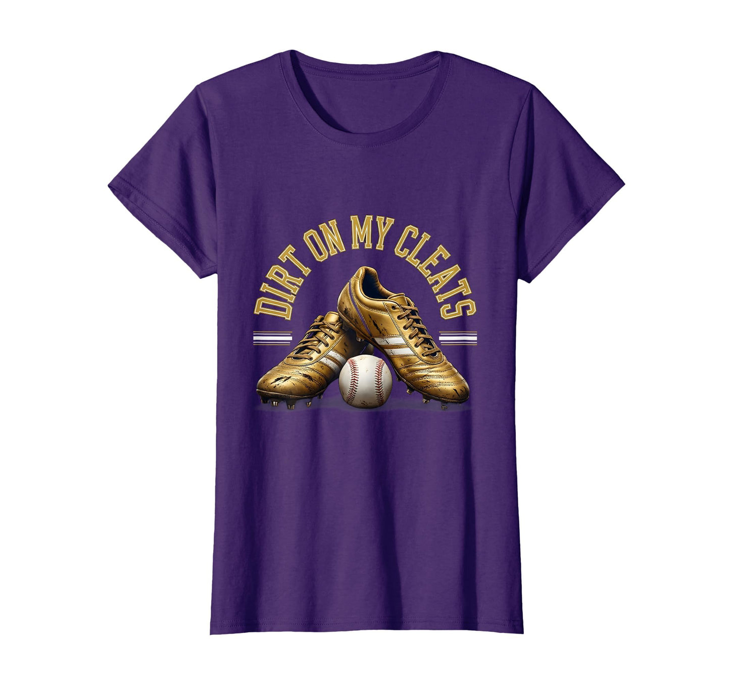 Dirt My Cleats Softball T-Shirt - Custom Art Print Men Women - T-Shirt, Sweatshirt, Hoodie