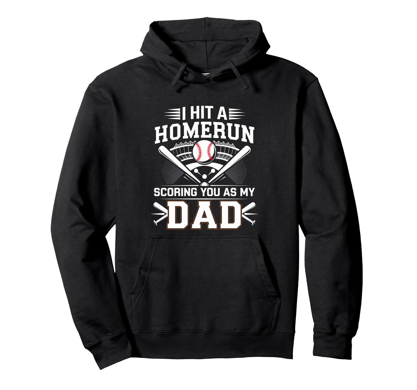 I Hit Homerun Scoring You As My Dad Hoodie - Aesthetic Graphic Men Women - T-Shirt, Sweatshirt, Hoodie