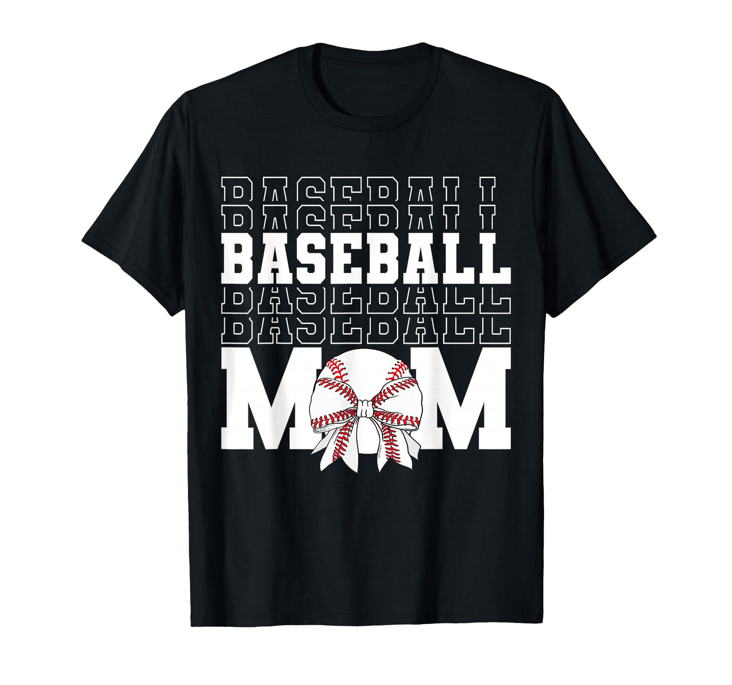 Baseball Mom Coquette Bow Game Day T-Shirt - Aesthetic Graphic Unisex - T-Shirt, Sweatshirt, Hoodie