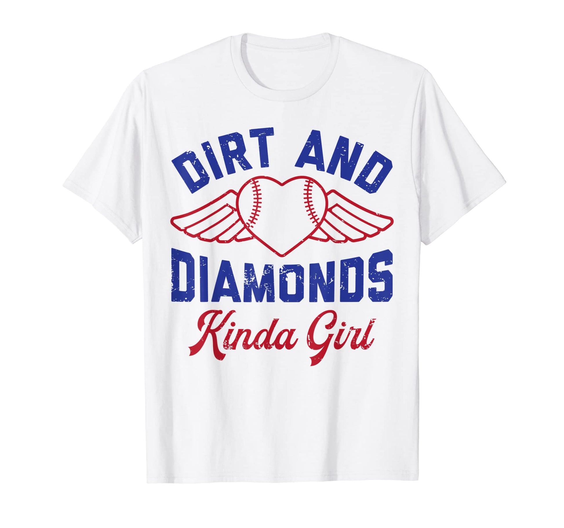 Dirt And Diamonds Kinda Funny Baseball T-Shirt - Unique Graphic for Adults - T-Shirt, Sweatshirt, Hoodie