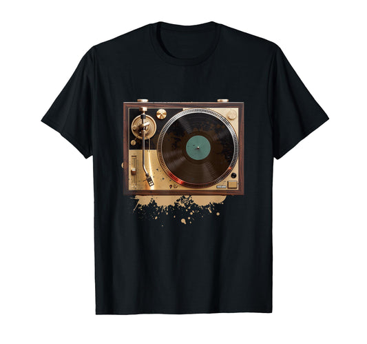Anatomy Vinyl Record Player Turntable T-Shirt - Novelty Apparel Unisex - T-Shirt, Sweatshirt, Hoodie