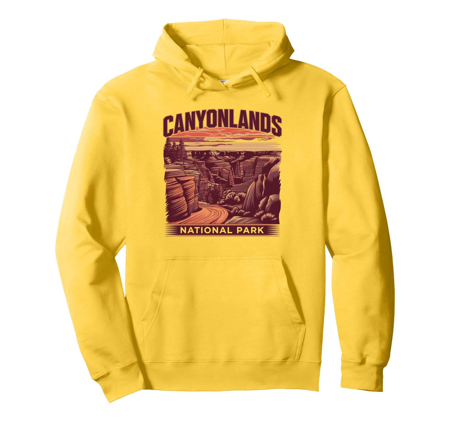 Canyonlands National Park Adventure Hoodie - Custom Art Print Unisex - T-Shirt, Sweatshirt, Hoodie